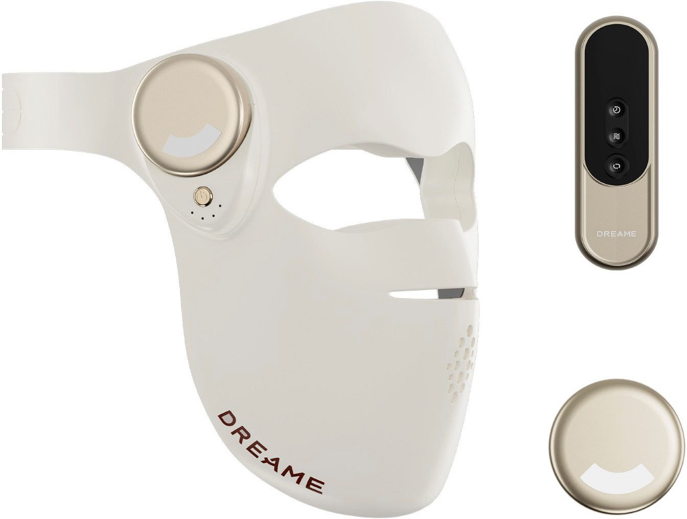 Dreame LED-Gesichtsmaske Chrona, 280 LEDs, 5 Lichtmodi, kabellos, ergonomische 3D-Passform
