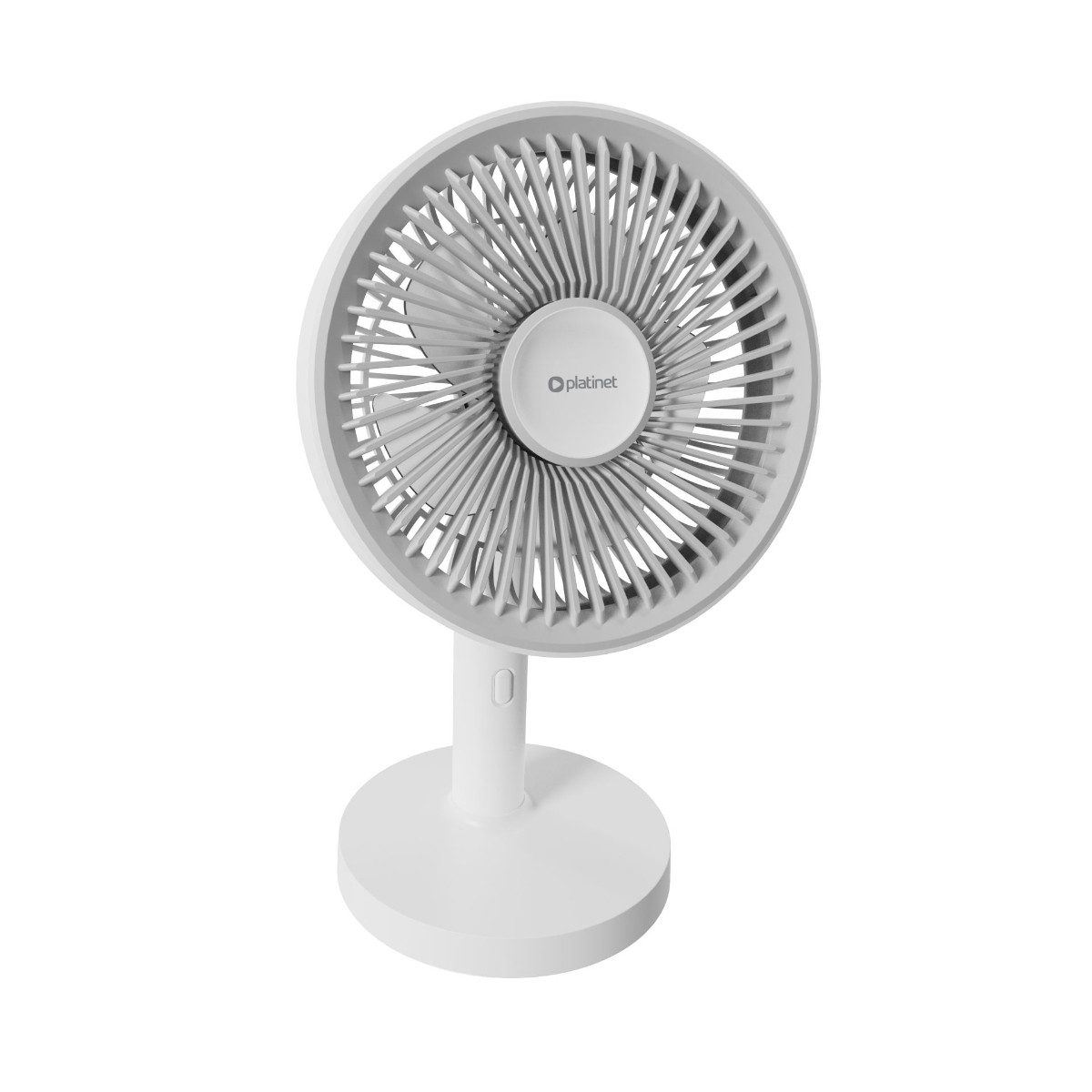 Platinet Tischventilator PRDF0576, Akku Tischventilator mit USB-C und 3 Stufen