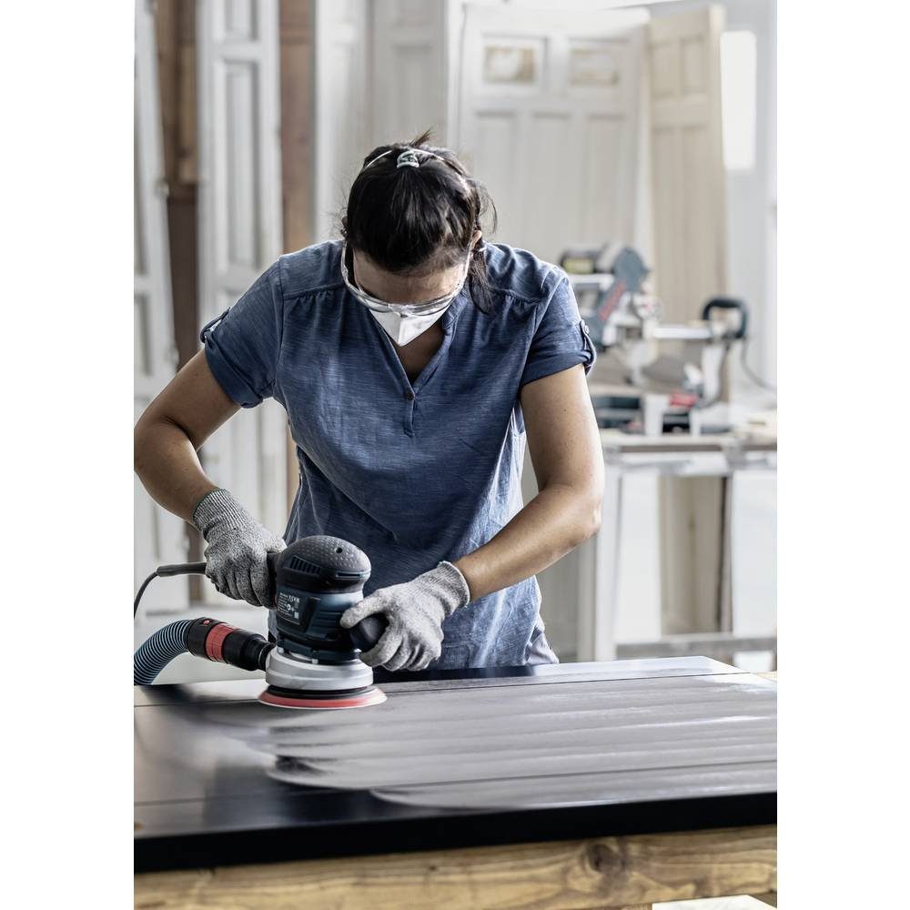 BOSCH Schleifteller Expert Multiloch) Universalstützteller, 125 mm, medium 2608900004