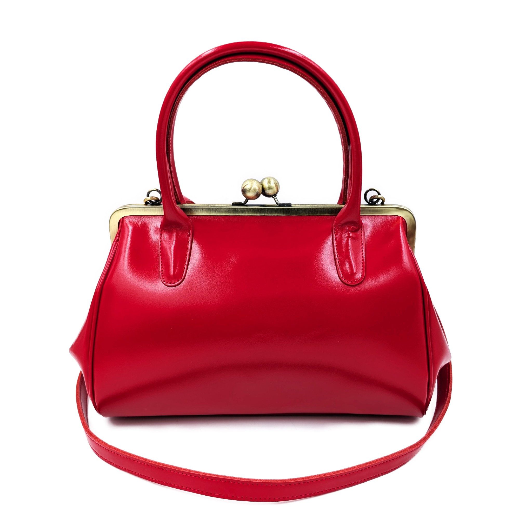 Taschenkinder Handtasche Henkeltasche Vintage Ledertasche "Sophie" Schultertasche, Echtes Leder