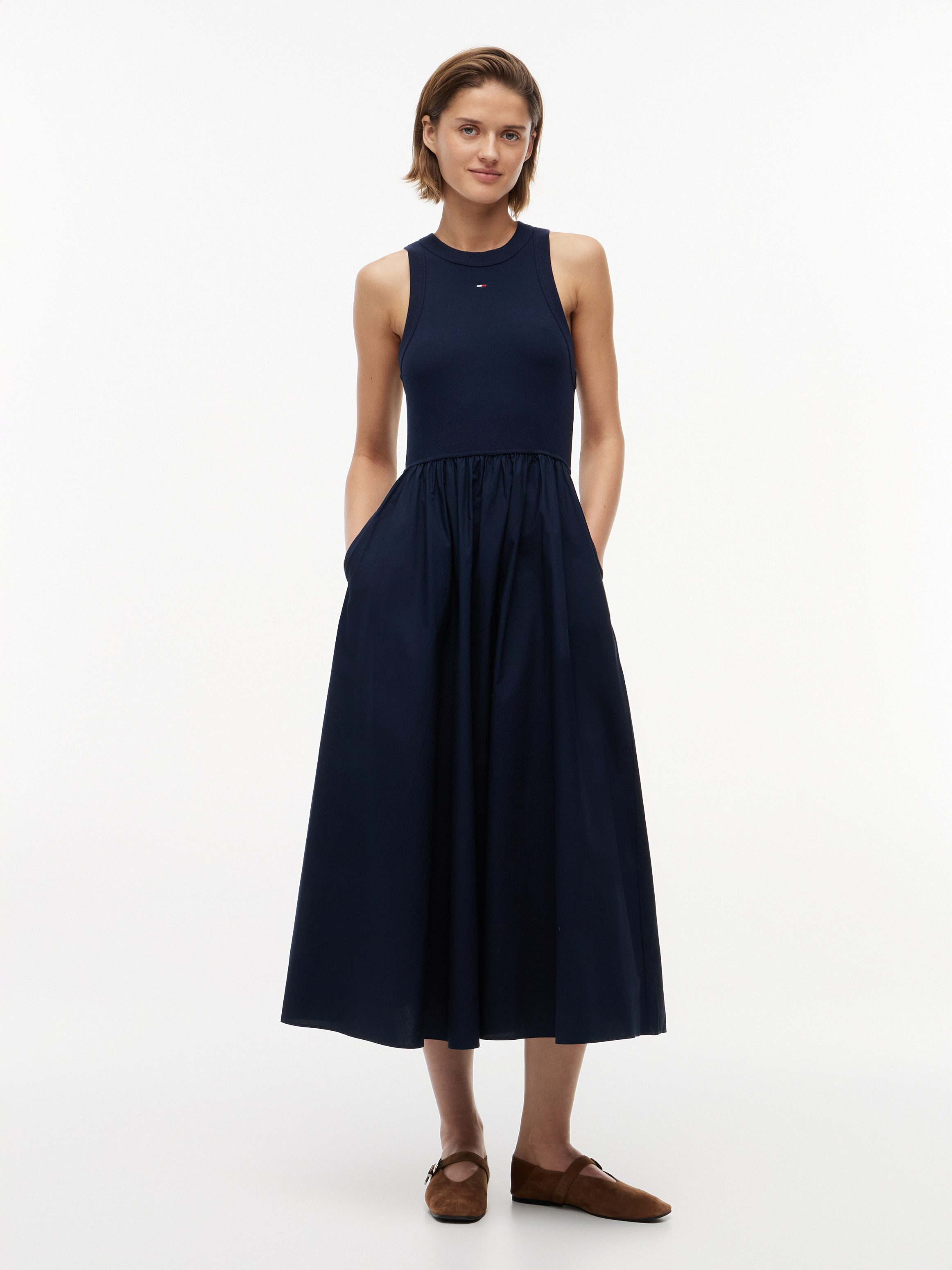 Sommerkleid TJW RIB POPLIN TANK DRESS EXT