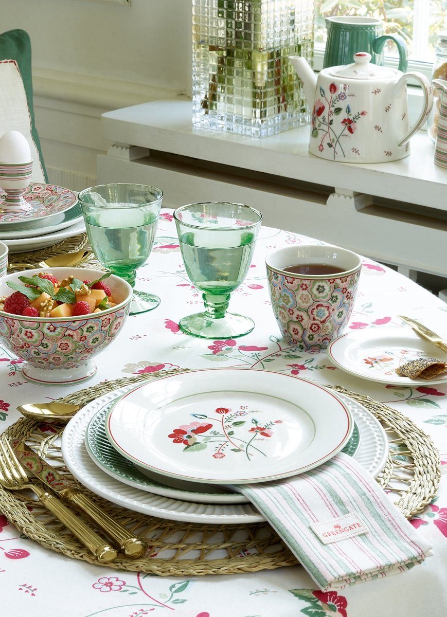 Greengate Zuckerdose Selma Zuckerdose pale pink 10 cm, Steinzeug