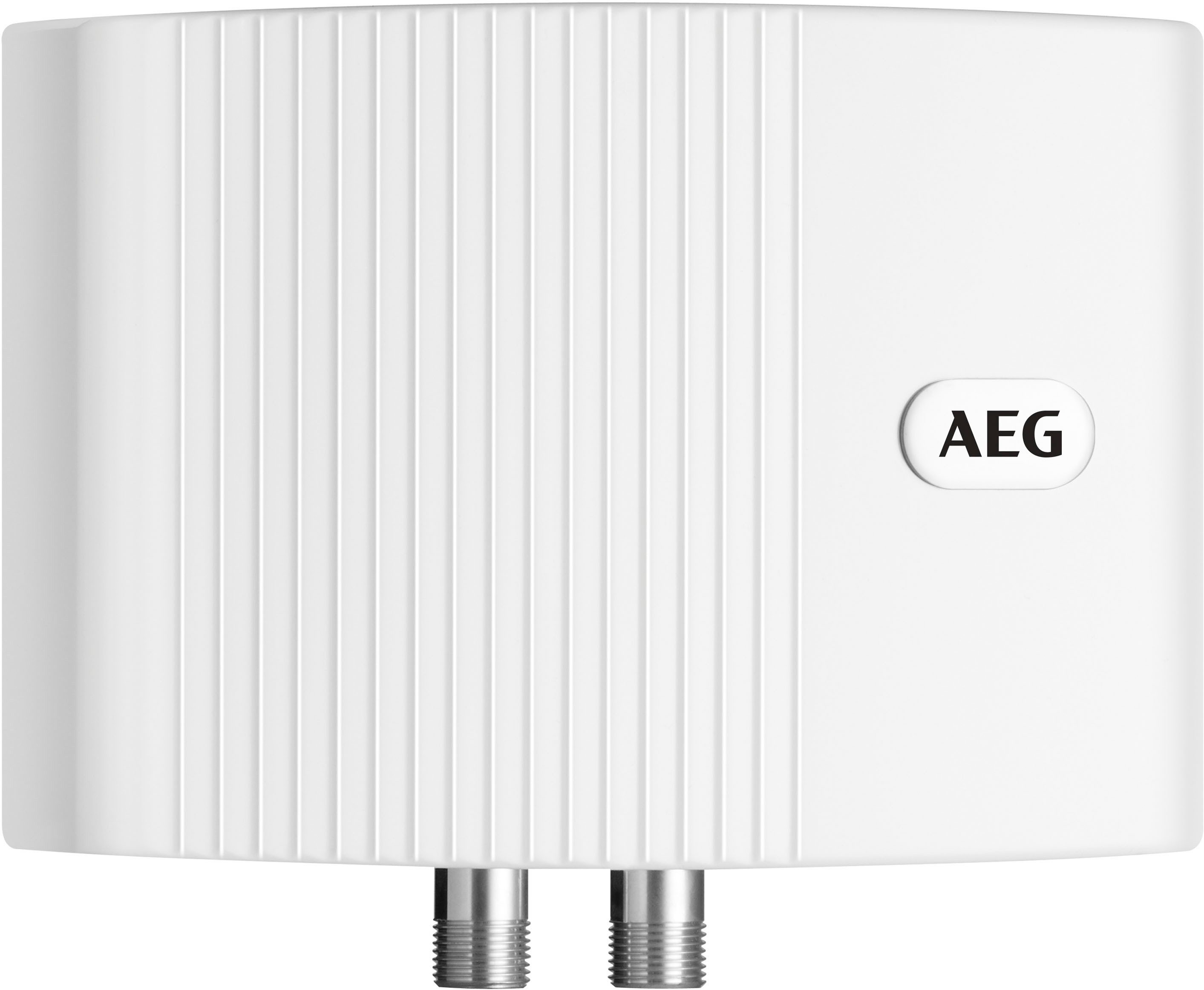 AEG Haustechnik Klein-Durchlauferhitzer MTE 570 f. Handwaschbecken, 5,7 kW, o. Stecker, elektronisch, min. 35 °C, Festanschluss 230V, elektronisch, druckfest + drucklos