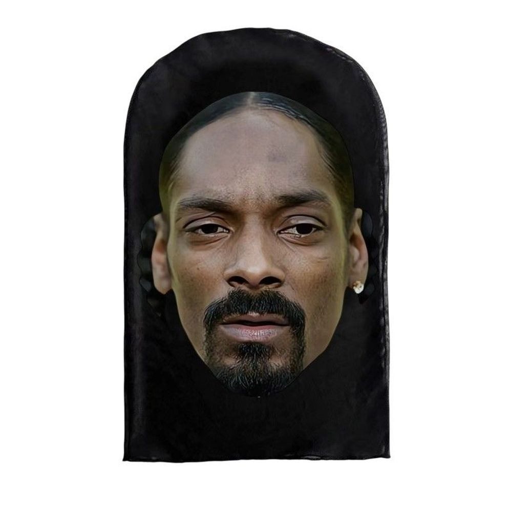 Mund-Nasen-Maske Full Face Mesh Maske Snoop Dogg Look Party Cosplay Horror DE.