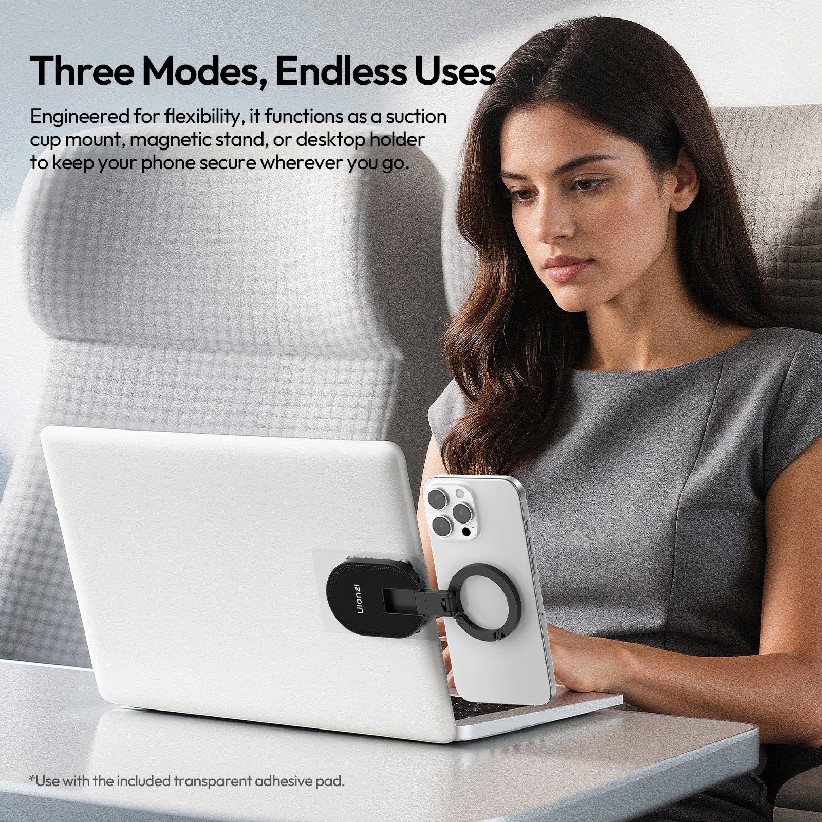 ULANZI Handy-Halterung Ulanzi MA39 MagLock Magnetischer Handyhalter 3-in-1 Saugnapf Ständer