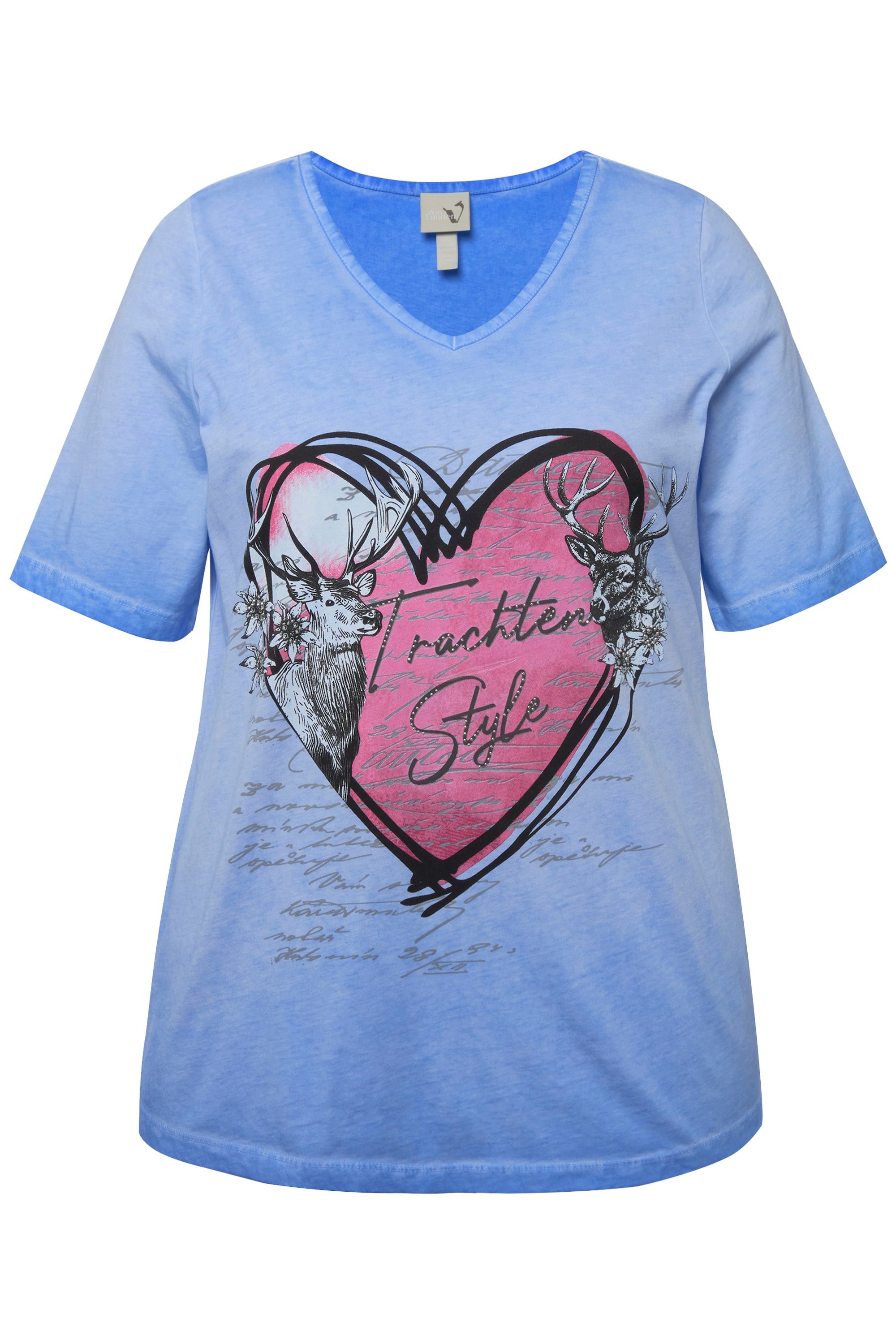 Ulla Popken T-Shirt T-Shirt Trachtenherz Classic günstig online kaufen