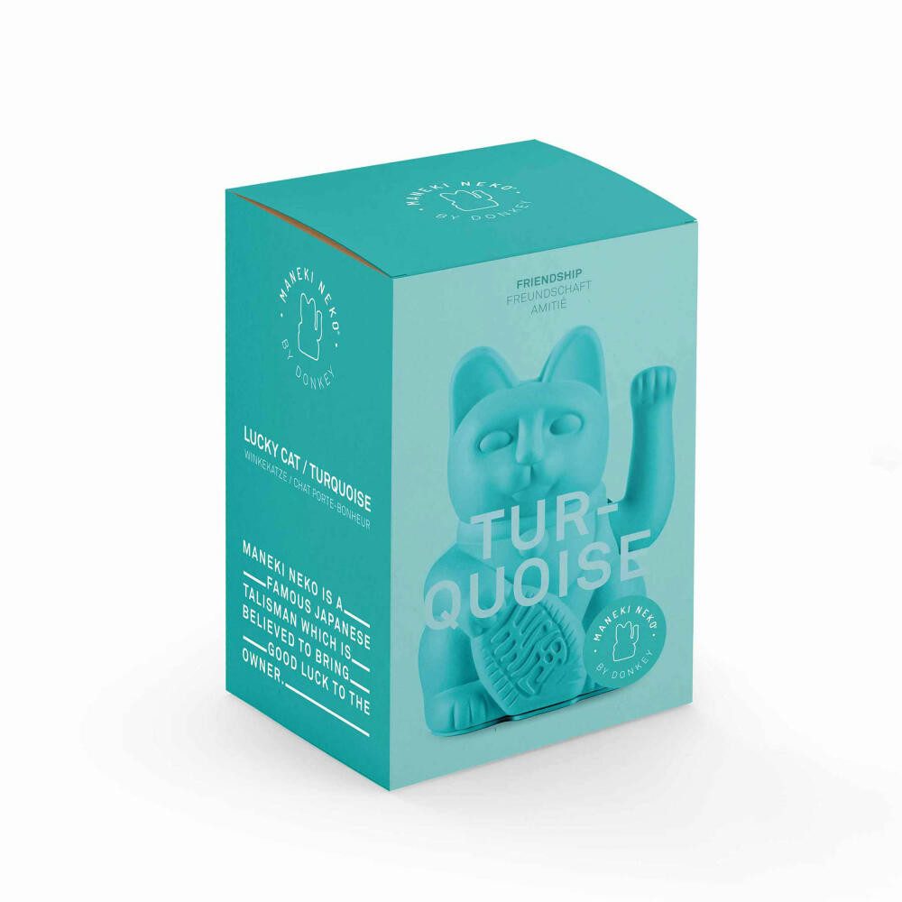 Donkey Products Dekofigur Donkey Products Lucky Cat Classic, Winkekatze, Glücksbringer, winkende