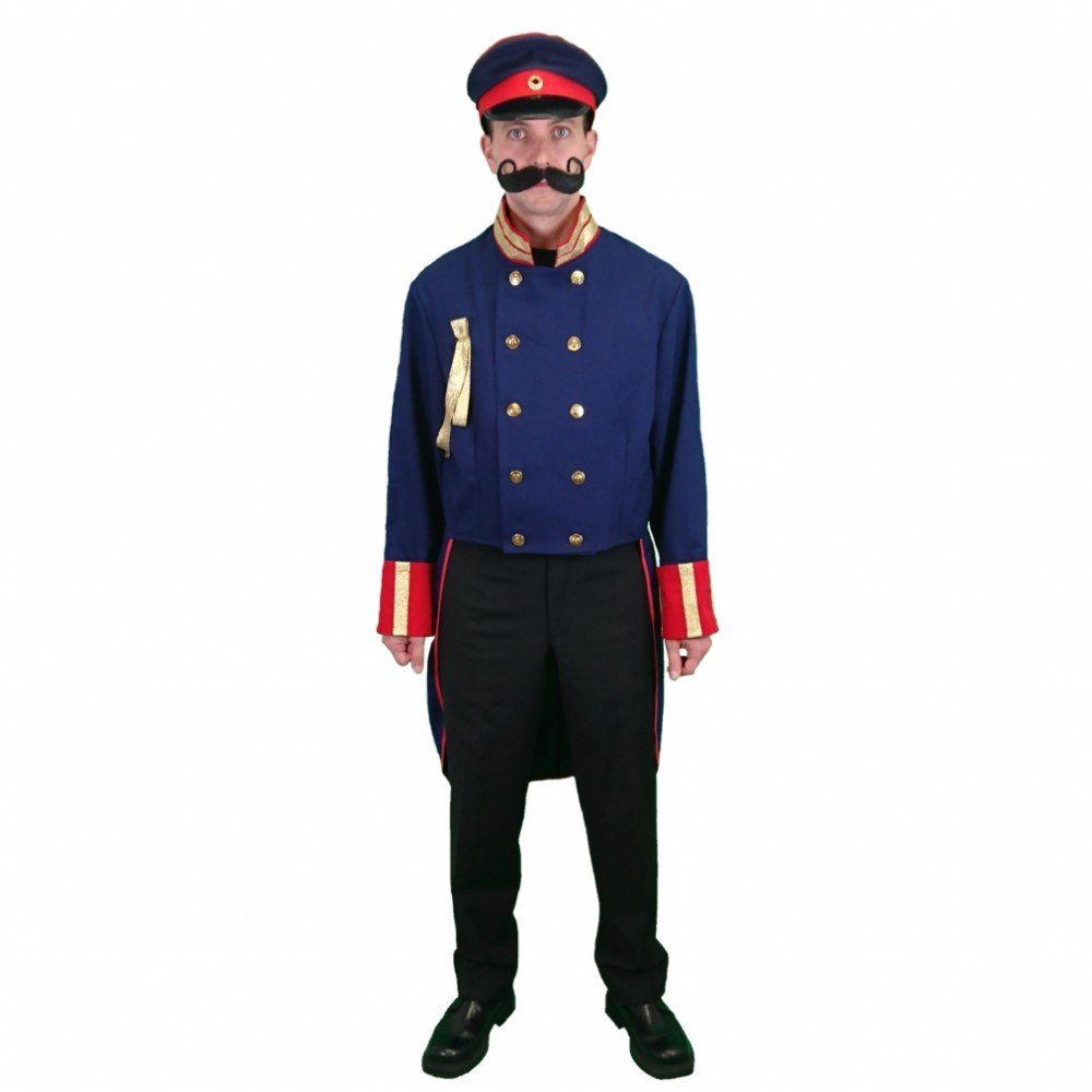Lipta TDP Kostüm Blauer Uniform Frack für Herren