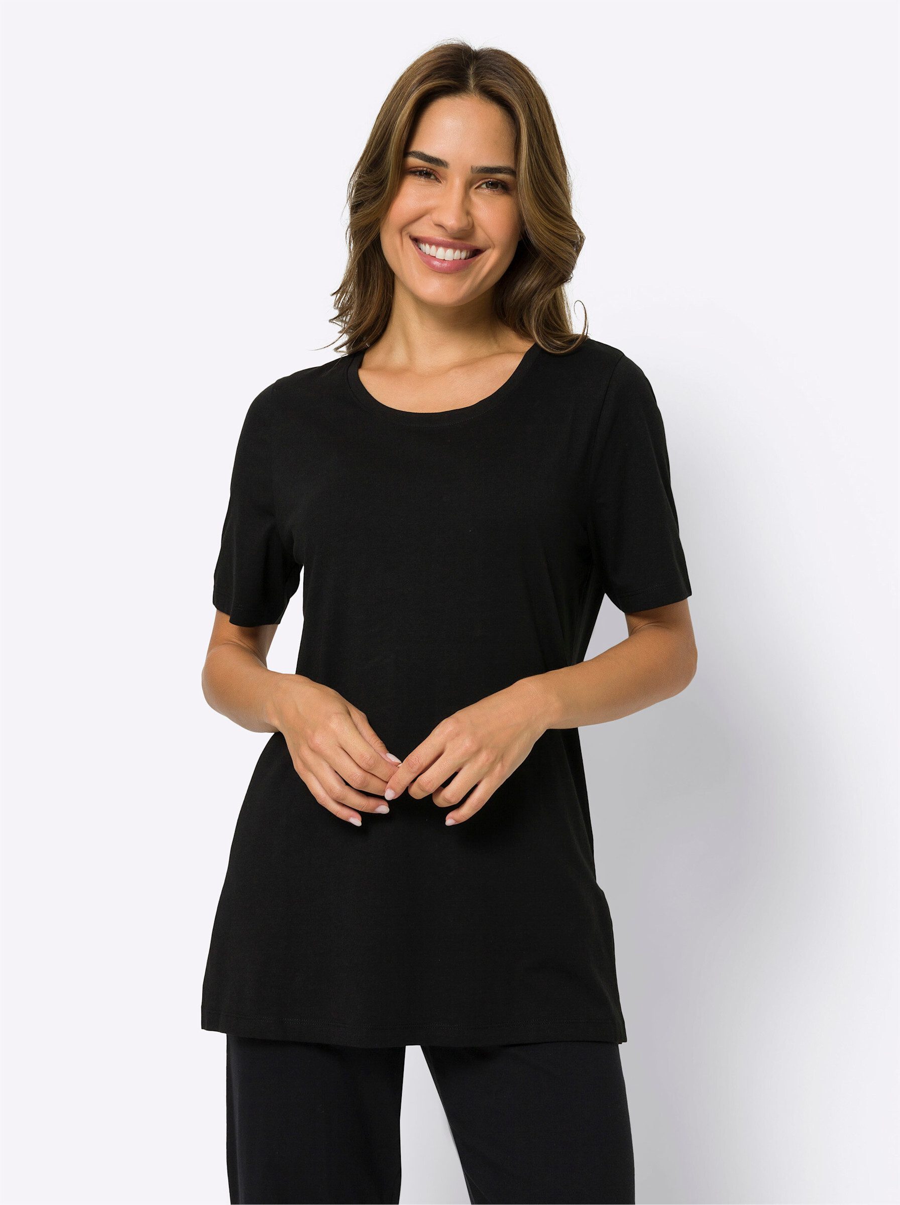 Sieh an! Trainingsshirt Longshirt . günstig online kaufen