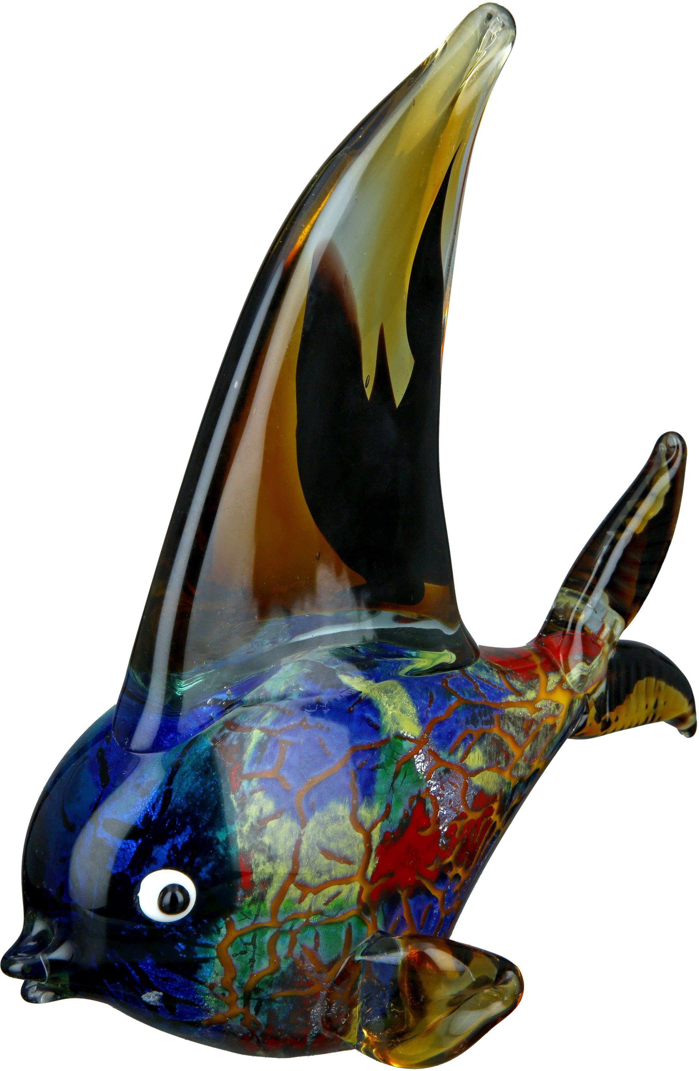 Casablanca by Gilde Tierfigur Glas Fisch (1 St), farblich durchgefärbt,  Maße: H.27cm x B.21cm x