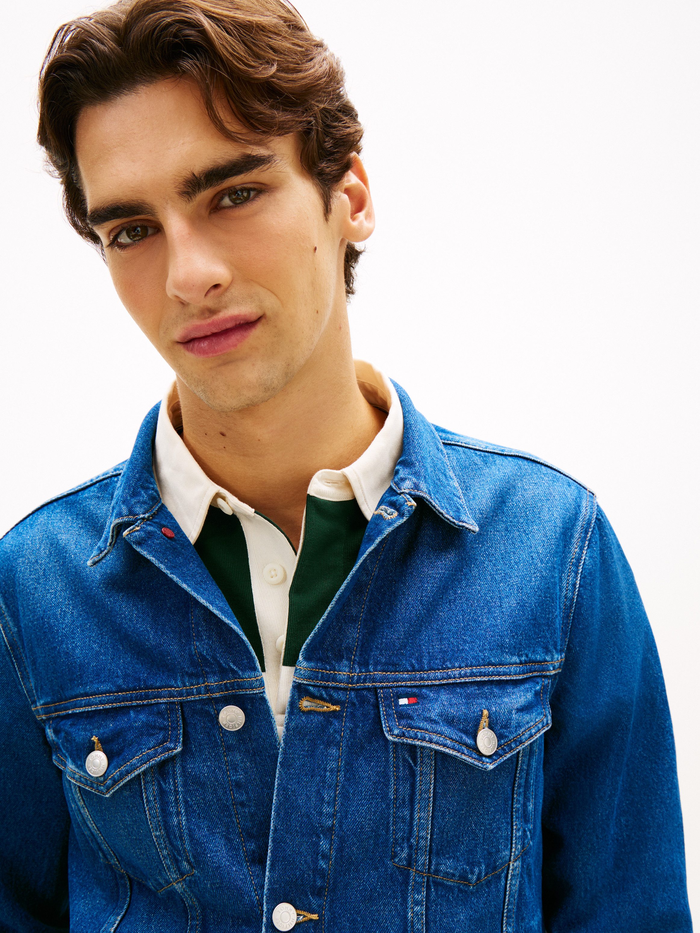 Tommy Hilfiger Jeansjacke REGULAR TRUCKER Icon Denimjacket Jeansjacke im klassischen Schnitt