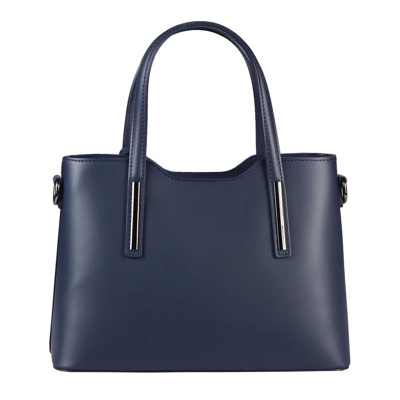ITALYSHOP24 Schultertasche Made in Italy Damen echt Leder Henkeltasche Shopper Lederhandtasche, Italienische Umhängetasche Cross Over Body Hobo Bag, Premium Qualität