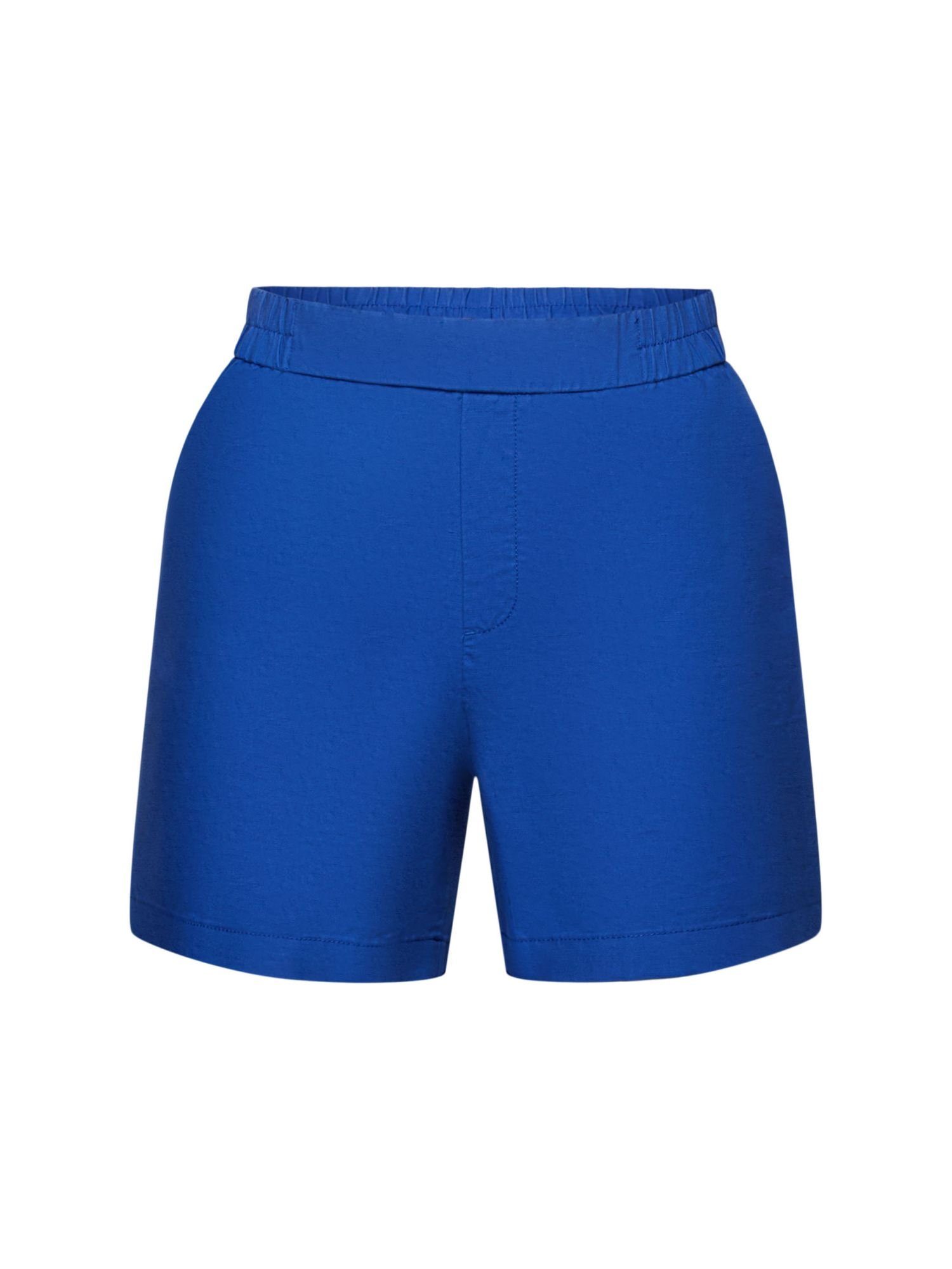 Esprit Shorts Pull-on-Shorts, Baumwolle-Leinen-Mix (1-tlg) INK