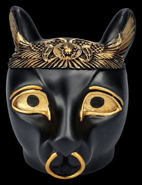 Figuren Shop GmbH Aufbewahrungsdose Schatulle ägyptisch - Bastet Kopf - Aufbewahrung Dekoration Mythologie