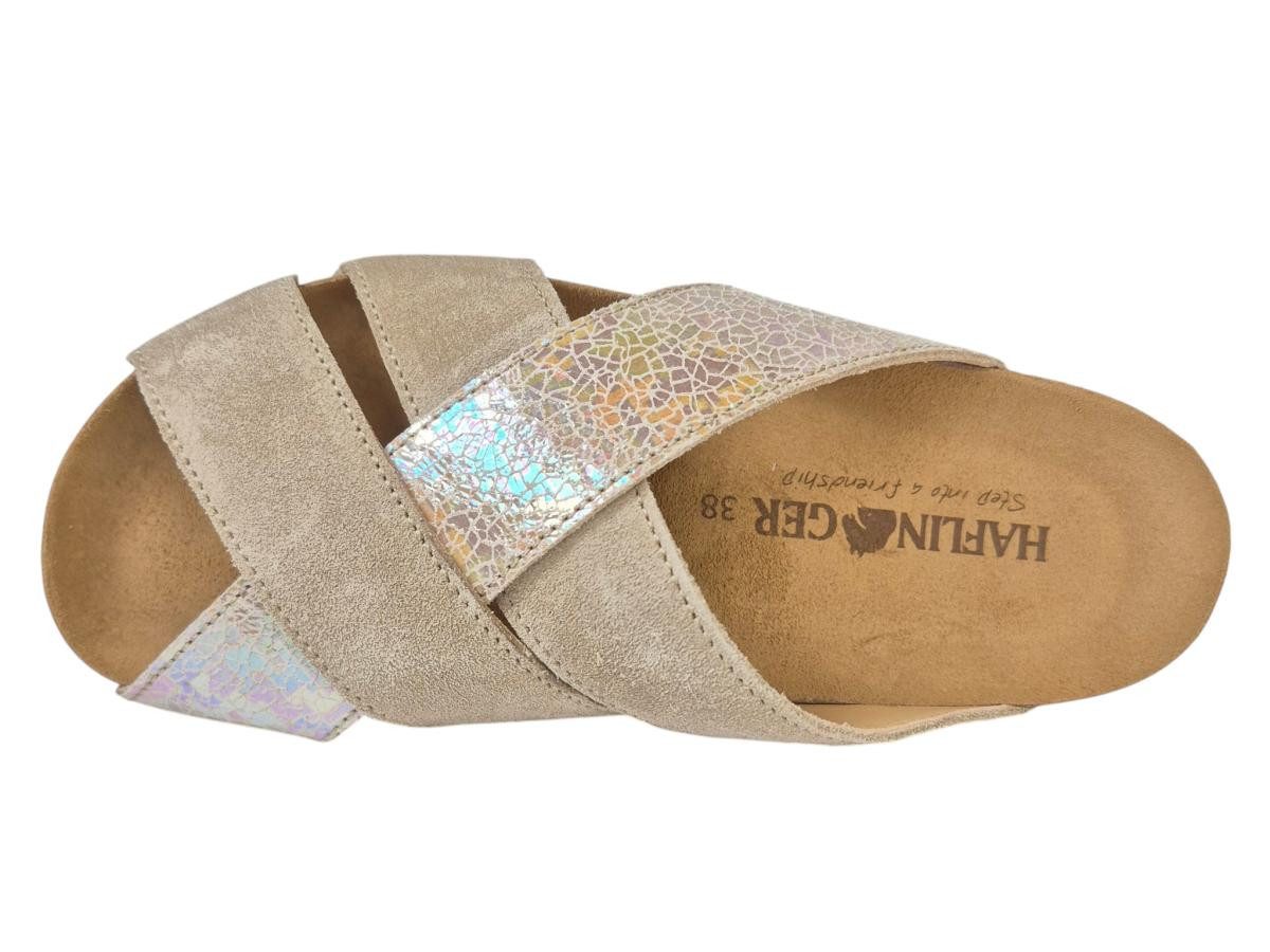 Haflinger Bio Como beige Pantolette