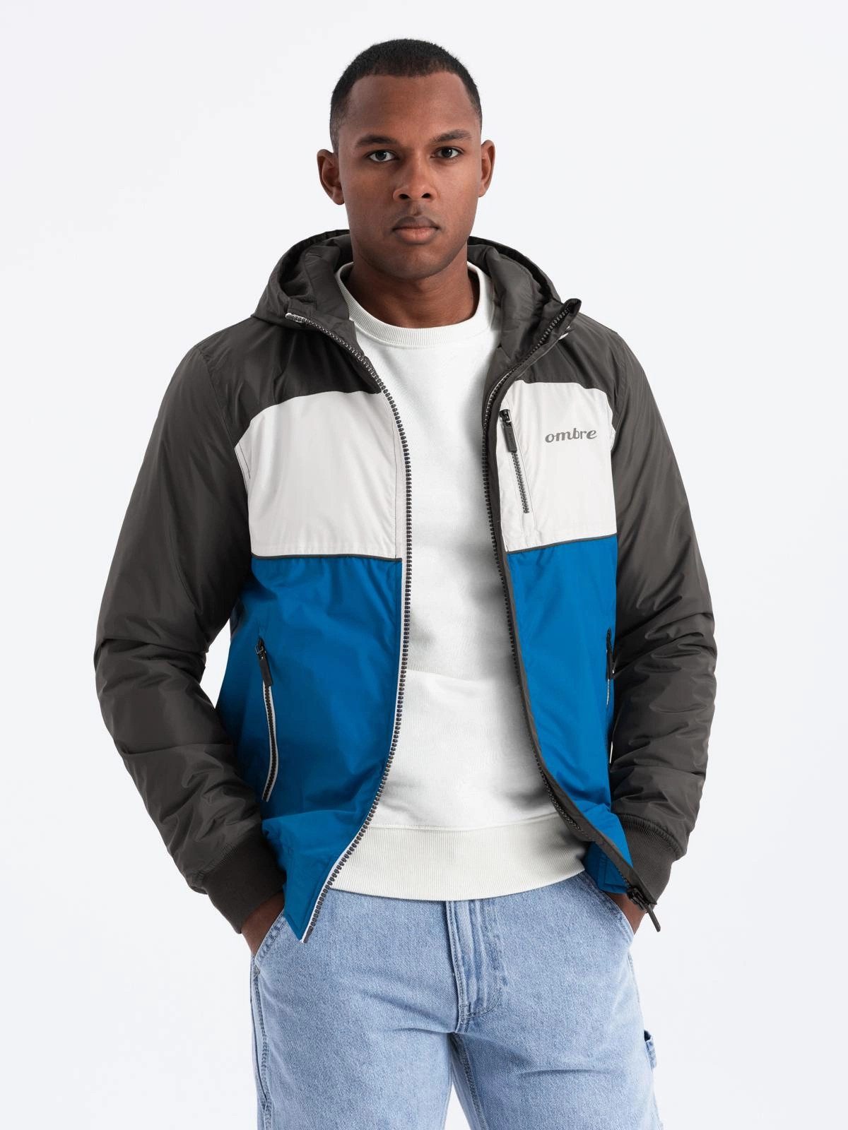 OMBRE Allwetterjacke Leichte farbige Herren-Sportjacke mit günstig online kaufen