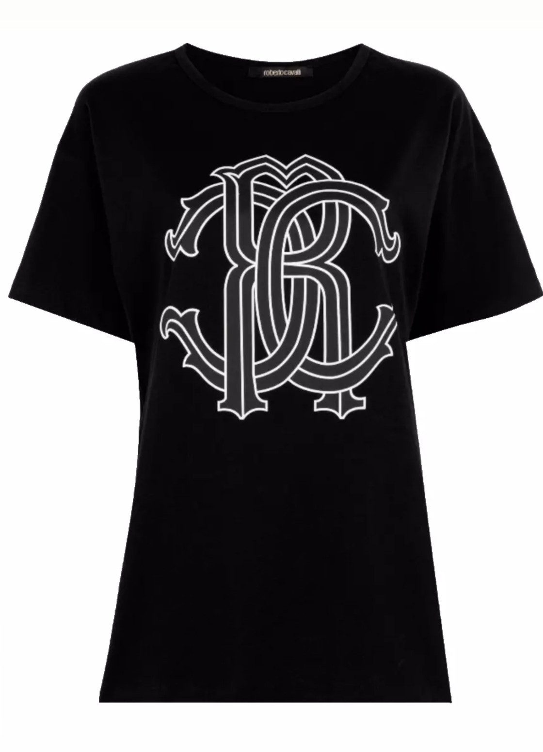 roberto cavalli T-Shirt Firenze Damen RC Monogram Exklusive Hauptlinie auff günstig online kaufen