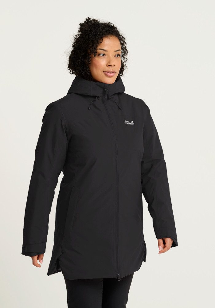 Jack Wolfskin Wintermantel HEIDELSTEIN 2 INS JKT W mit langärmeliger Form, aus Polyester