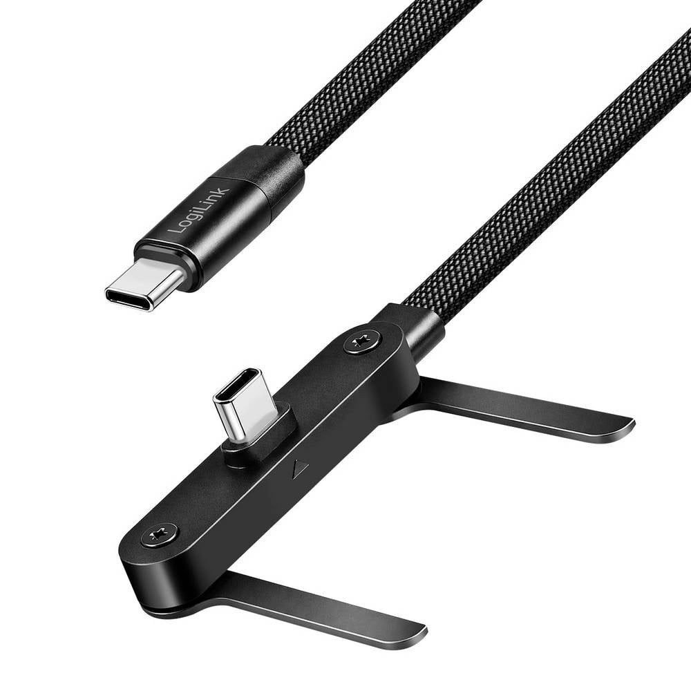 LogiLink USB-C® Kabel USB 2.0 USB-C® Stecker 1.5 m Schwarz CU0450 USB-Kabel
