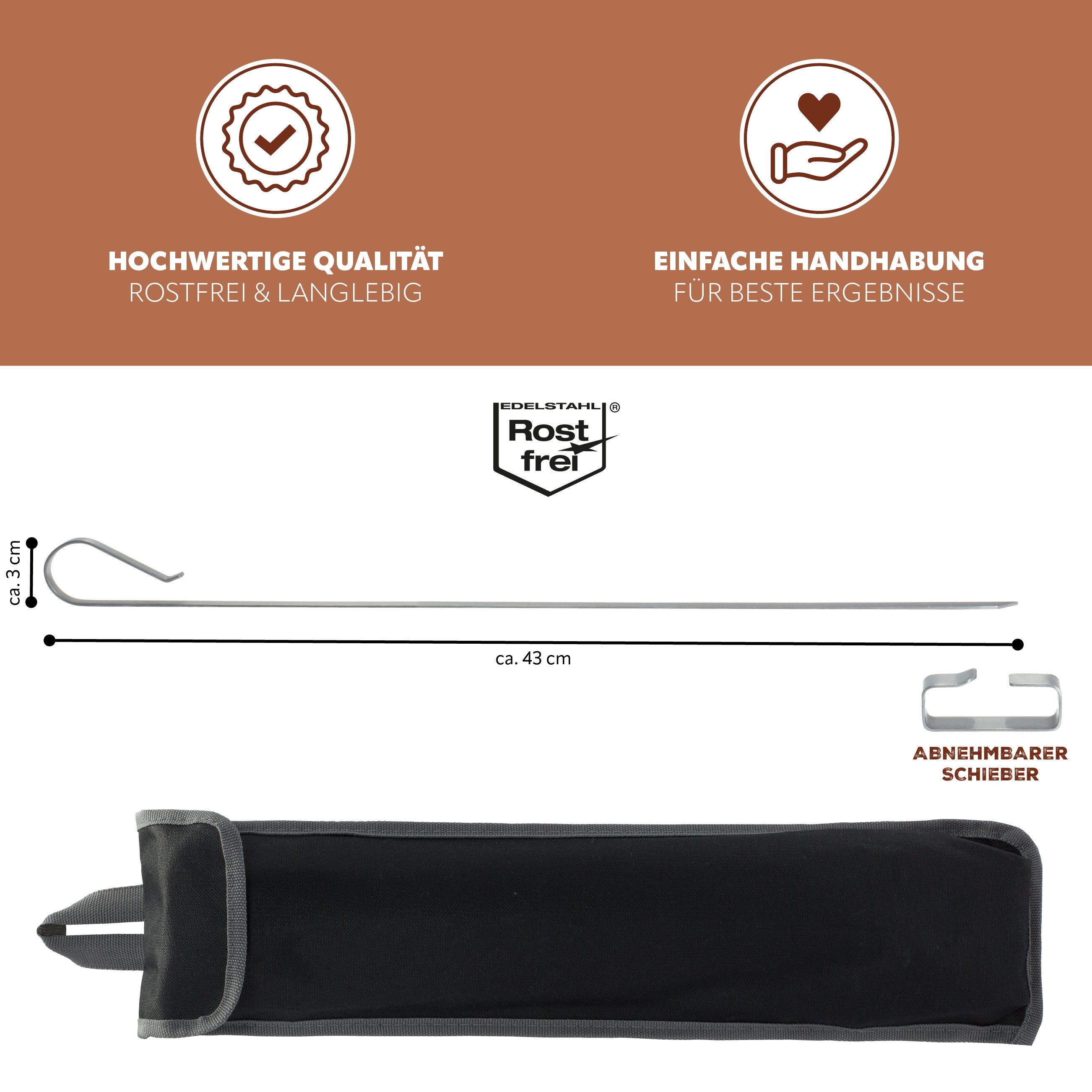 BBQ-Toro Grillspieß Set Für Weber Kugelgrill (57  Produktbild-Vorschau 9