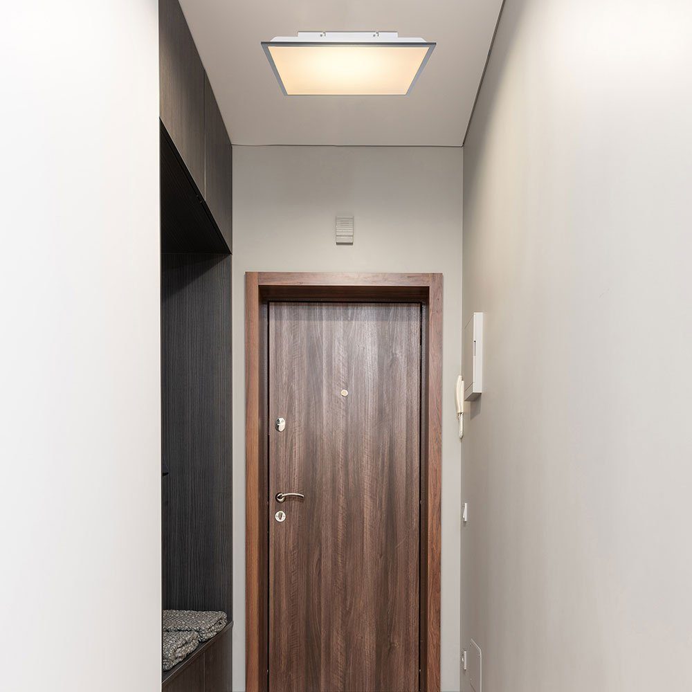L Deckenleuchte, Panel warmweiß LED Aufbau verbaut, LED-Leuchtmittel etc-shop Wohnzimmerleuchte Deckenlampe LED Warmweiß, 45 fest Alu cm