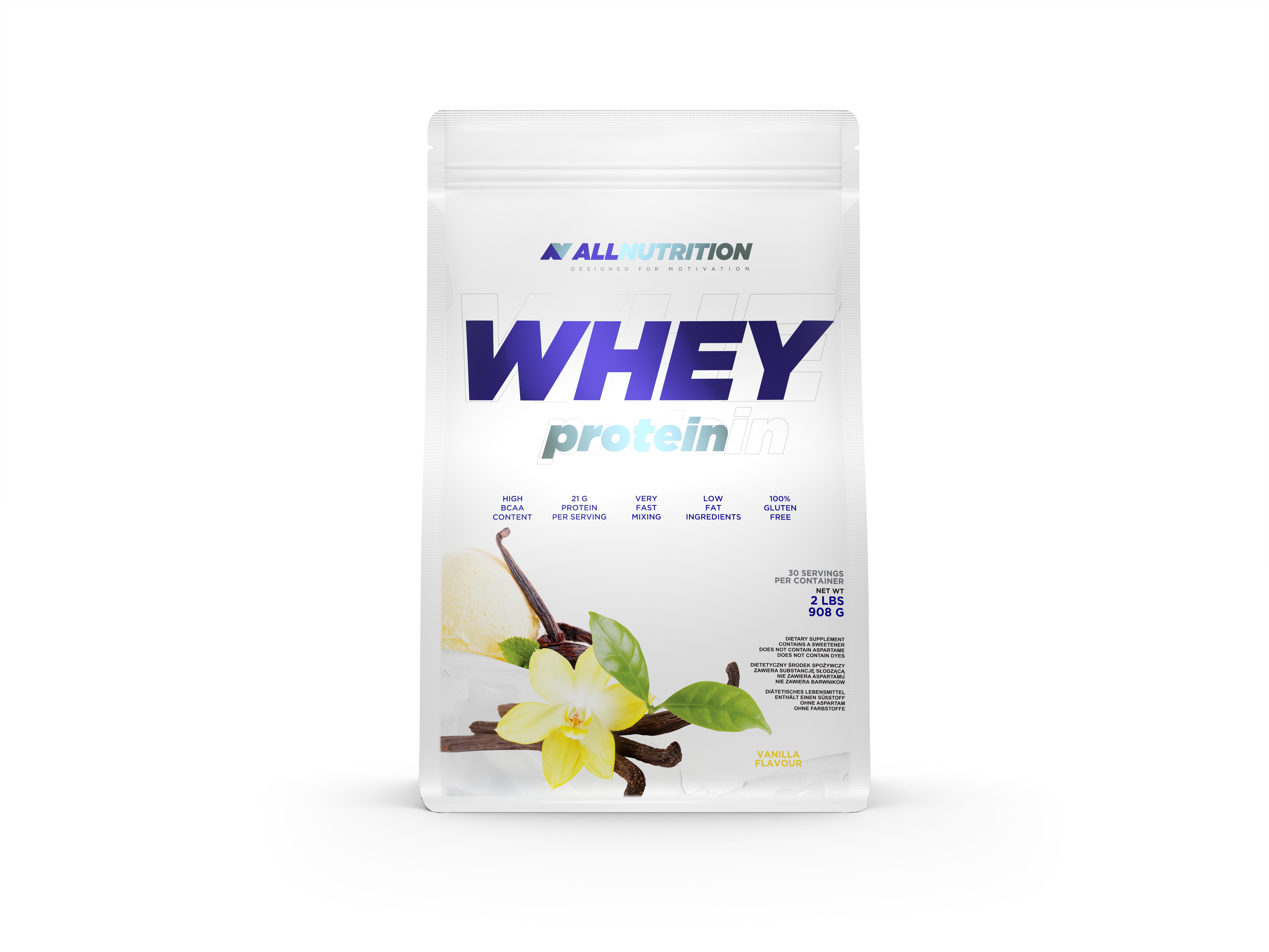 ALL NUTRITION ALLNUTRITION Whey Protein 908g WPC Pulver, Hoher Proteingehalt