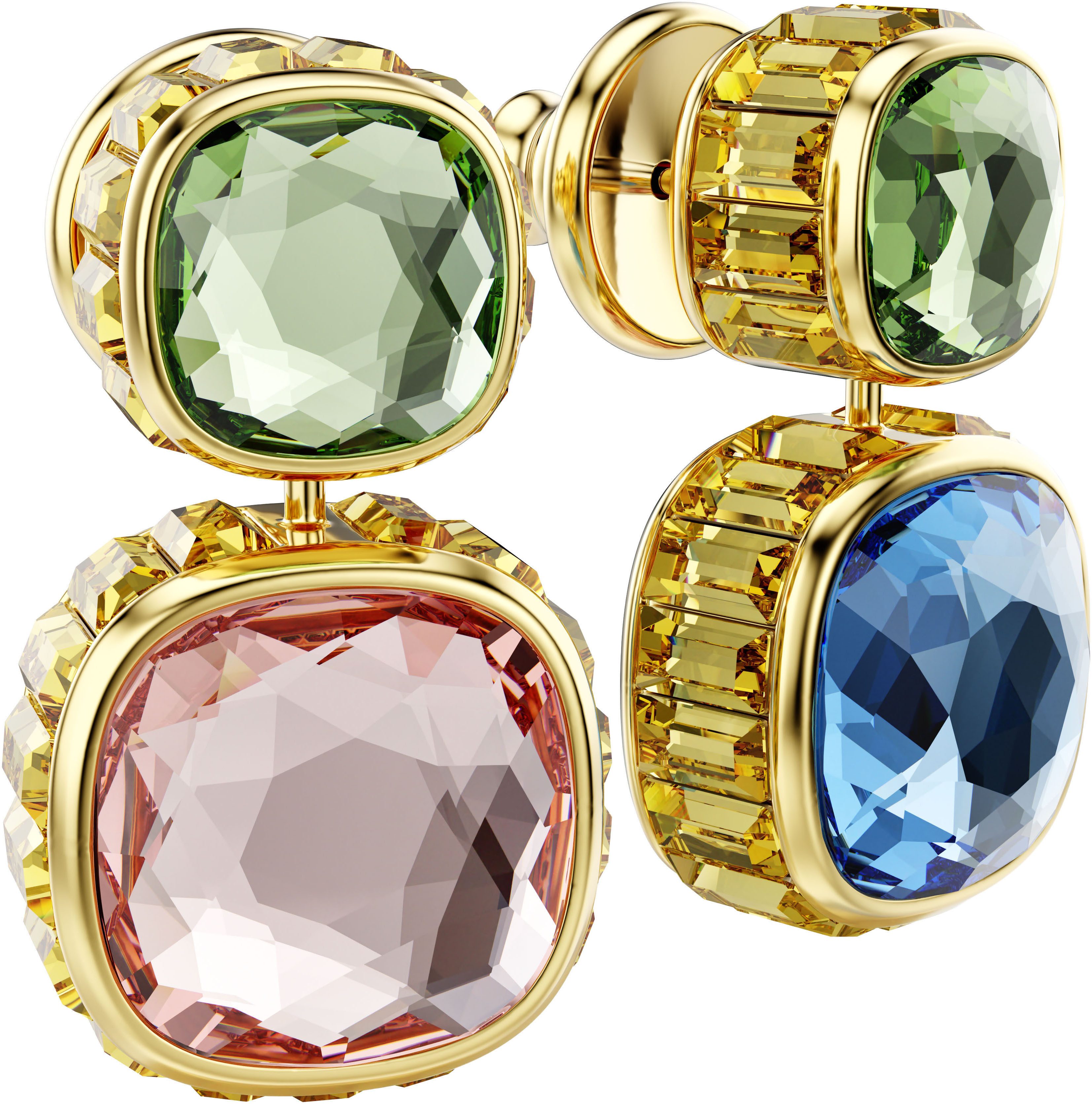 Swarovski Paar Ohrstecker Schmuck Geschenk Chroma Drop-Ohrhänger, mit Swaro günstig online kaufen