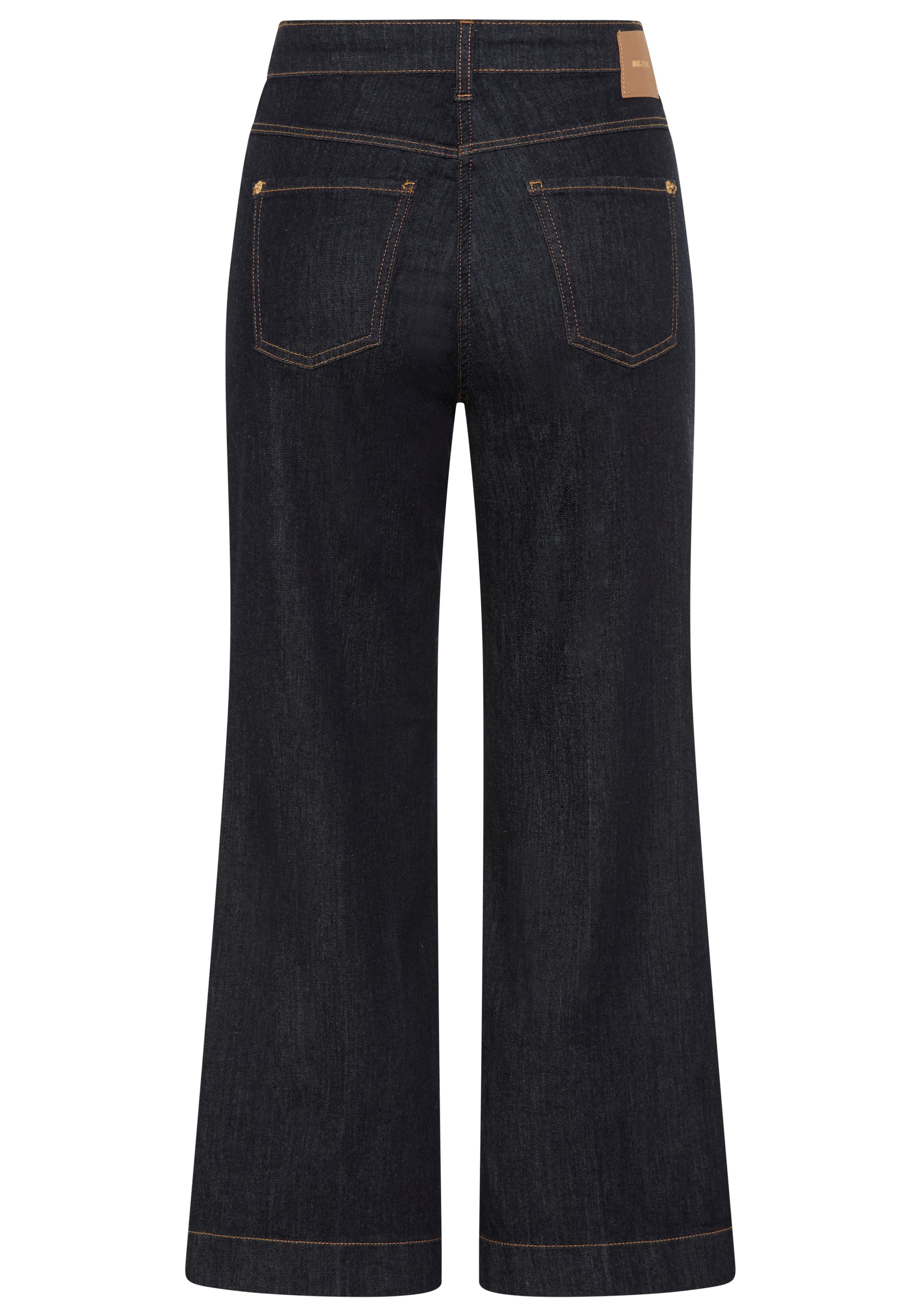 MAC Weite Jeans DREAM WIDE mit Fransen am Saum günstig online kaufen