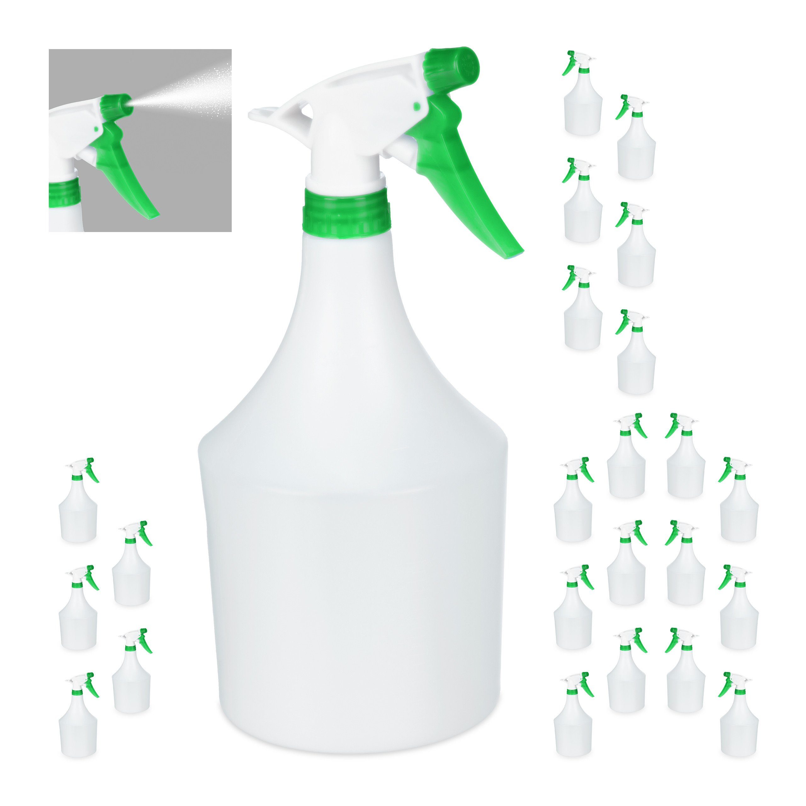 Sprühflasche 24x Sprühflasche in Grün