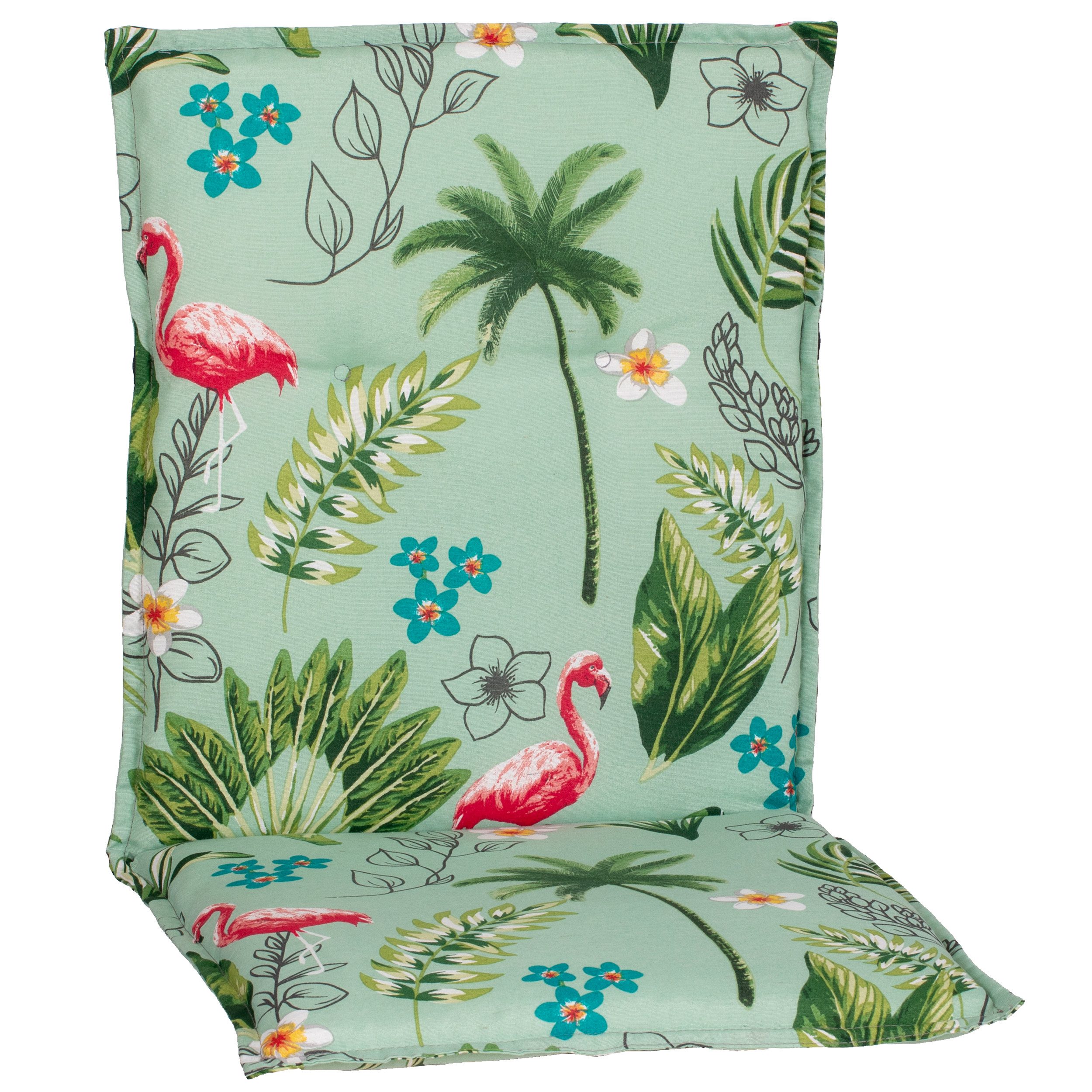 NYVI Polsterauflage Niedriglehner Auflage Rio - Stuhlauflage für Gartenstühle, (1 St), Sitzauflage, Pflegeleicht, Robust, Bequem