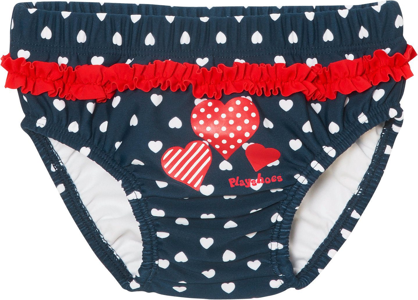 Badehose UV-Schutz Windelhose Herzen