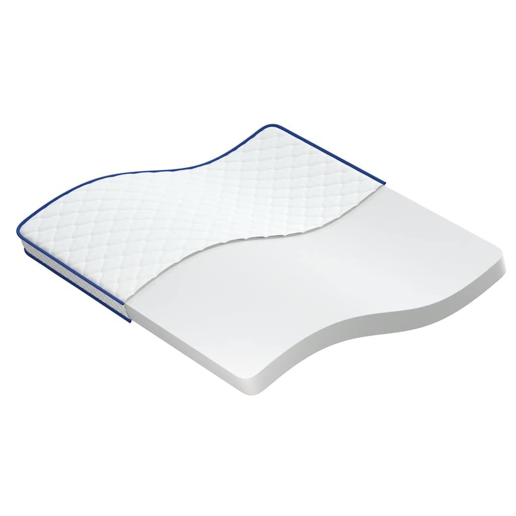 Boxspringmatratze Memory-Schaum-Matratze 200x200x17 cm Weich Weiß, vidaXL, 17 cm hoch