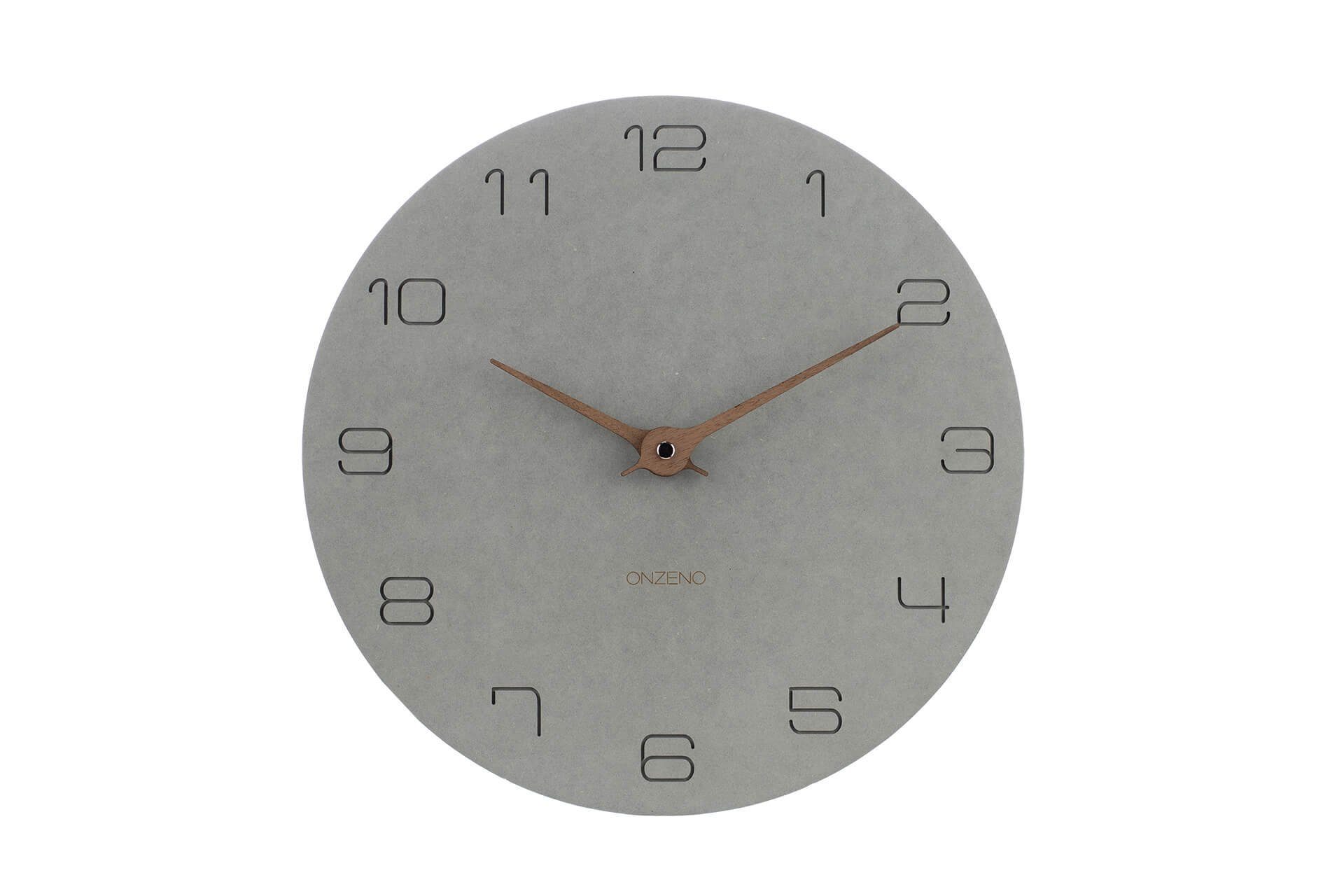 ONZENO Wanduhr THE TELLING. 29x29x0.5 cm (handgefertigte Design-Uhr) | Wanduhren