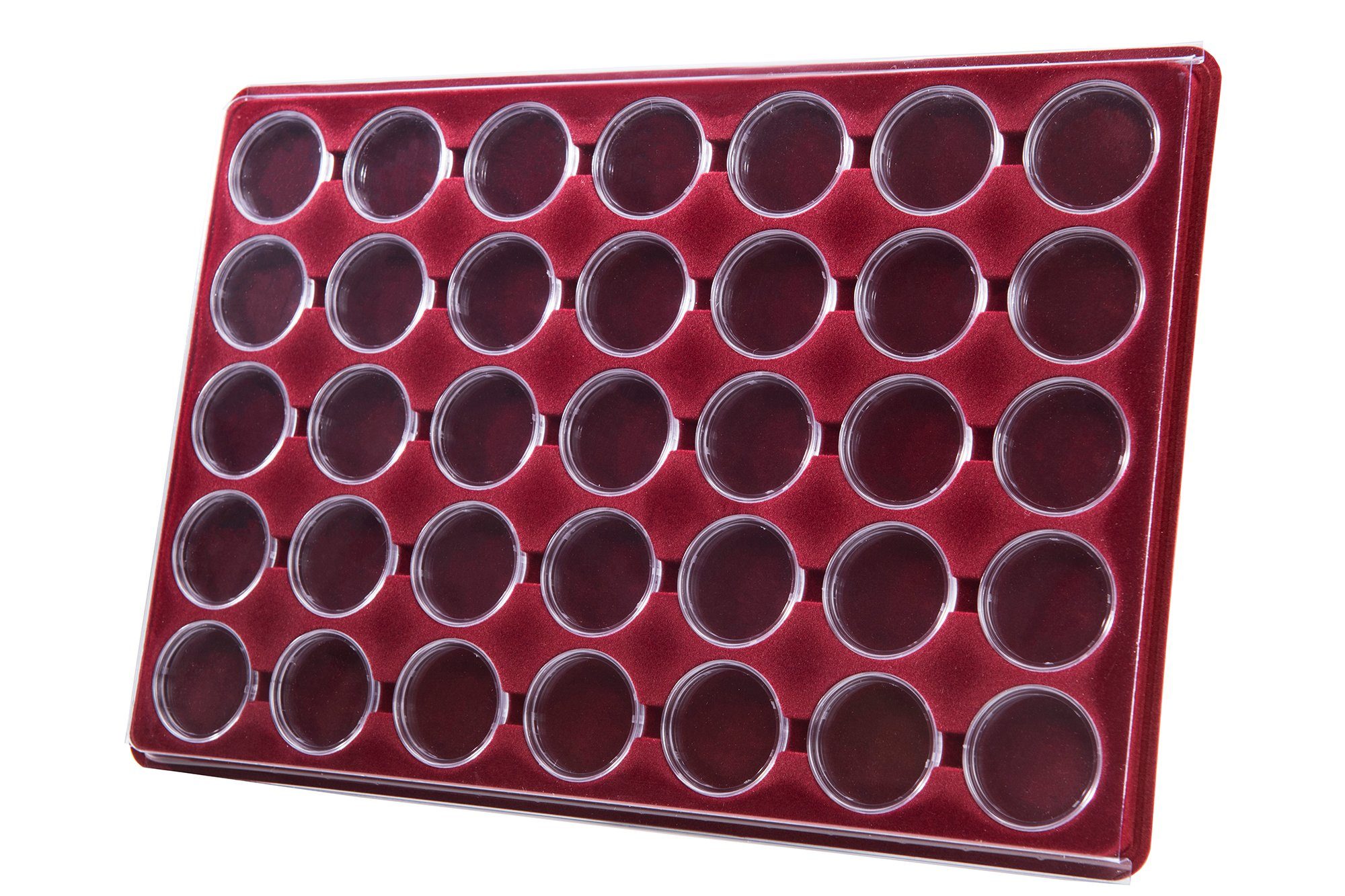 MC.Sammler Kapselhalter MC.Sammler Münzkapseln 32,5mm für 10, 20, 25 Euro, 10 DM Münzen – Bild 4 von 5