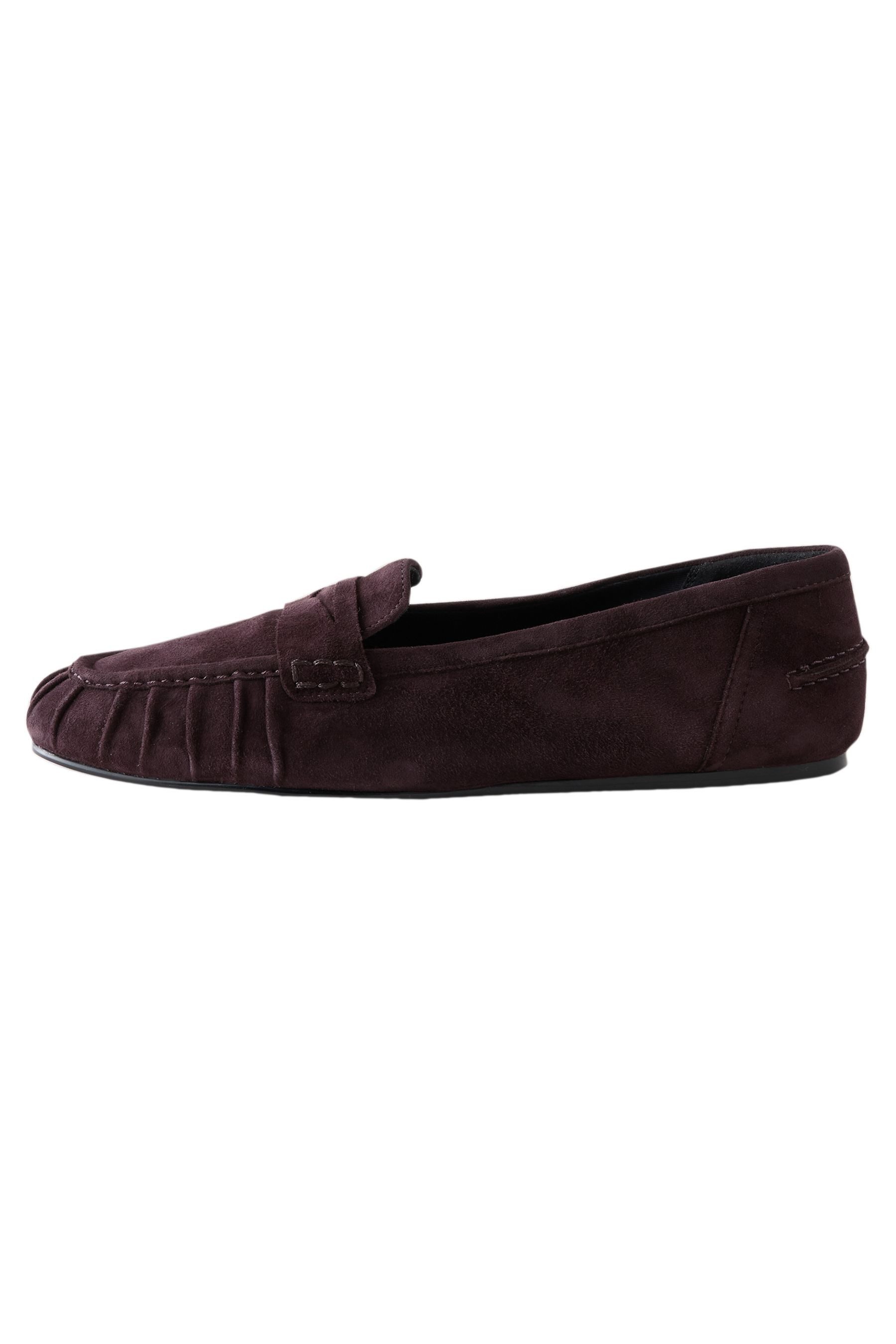 Next Forever Comfort gerafffte Loafer aus Veloursleder Loafer (1-tlg)