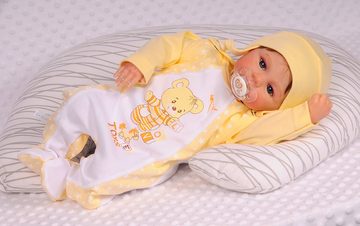 La Bortini Strampler Strampler Baby Strampler Shirt Mütze 3Tlg Set 44 50 56 62 68 74