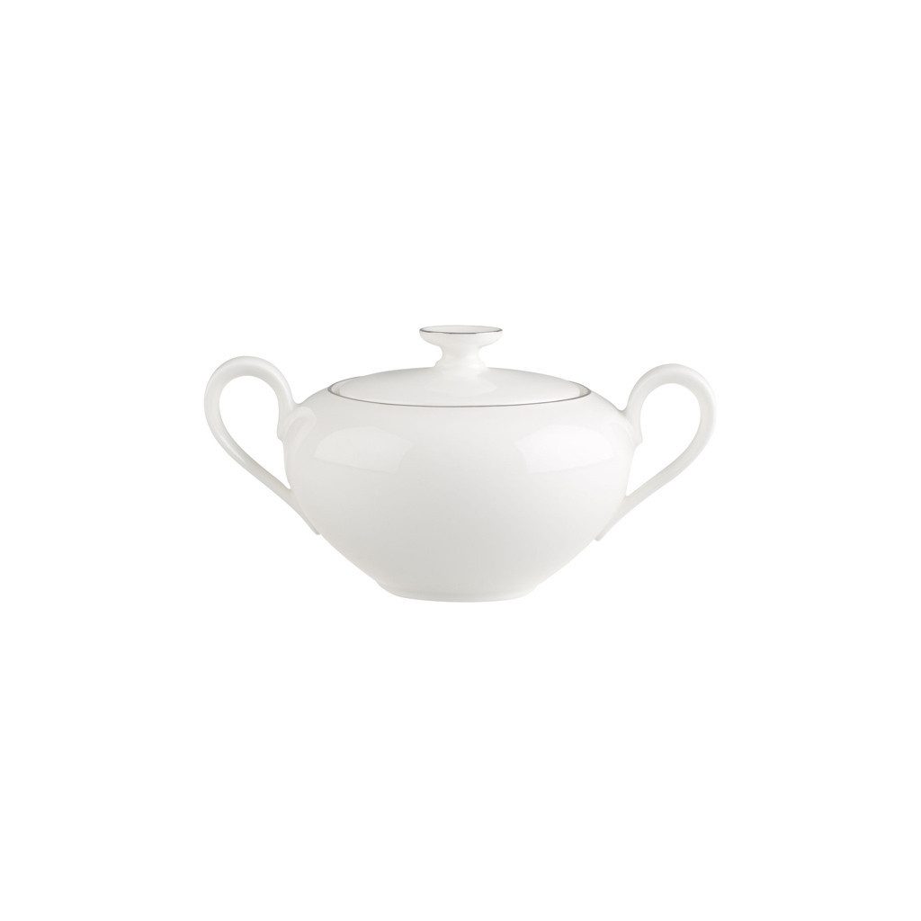 Villeroy & Boch Zuckerdose Anmut Platinum No.1 Zuckerdose 290 ml, Porzellan, (1-tlg)
