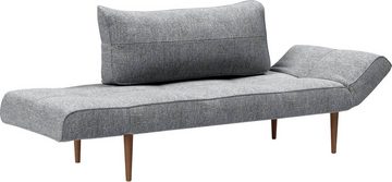 INNOVATION LIVING ™ Schlafsofa Zeal, im Scandinavian Design, Styletto Beine, inklusive Rückenkissen