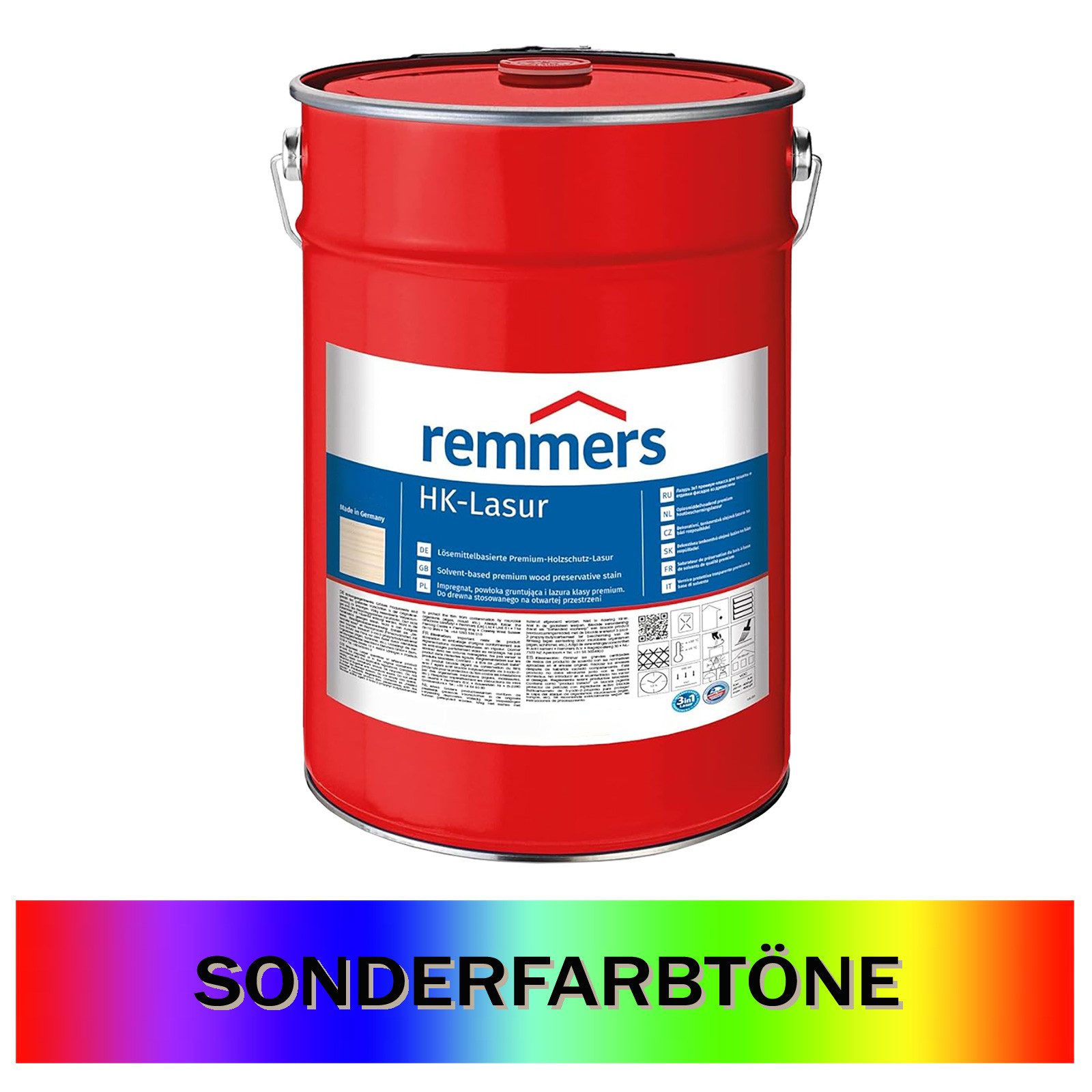 Holzschutzlasur HK-LASUR - 10 LTR (SONDERTON)
