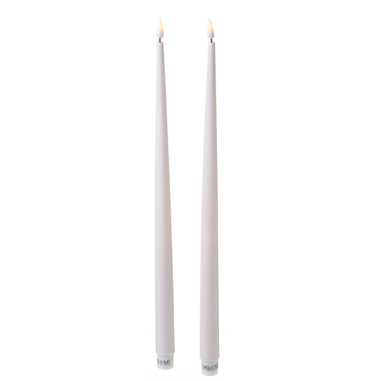 Deluxe Homeart LED-Kerze LED Stabkerzen ELLA Deluxe Lack Tafelkerze flacker günstig online kaufen