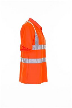 Planam T-Shirt Poloshirt Warnschutz uni orange Größe M (1-tlg)