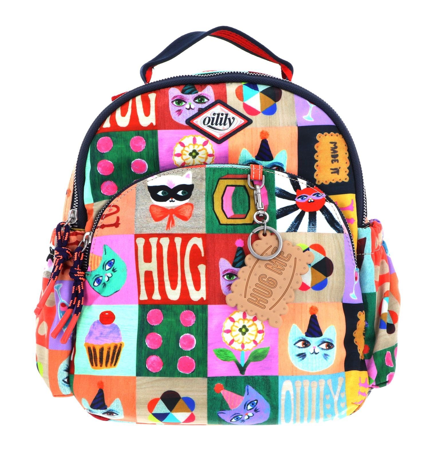 School Backpack Origin Bold Leaves caramel | Lässig
