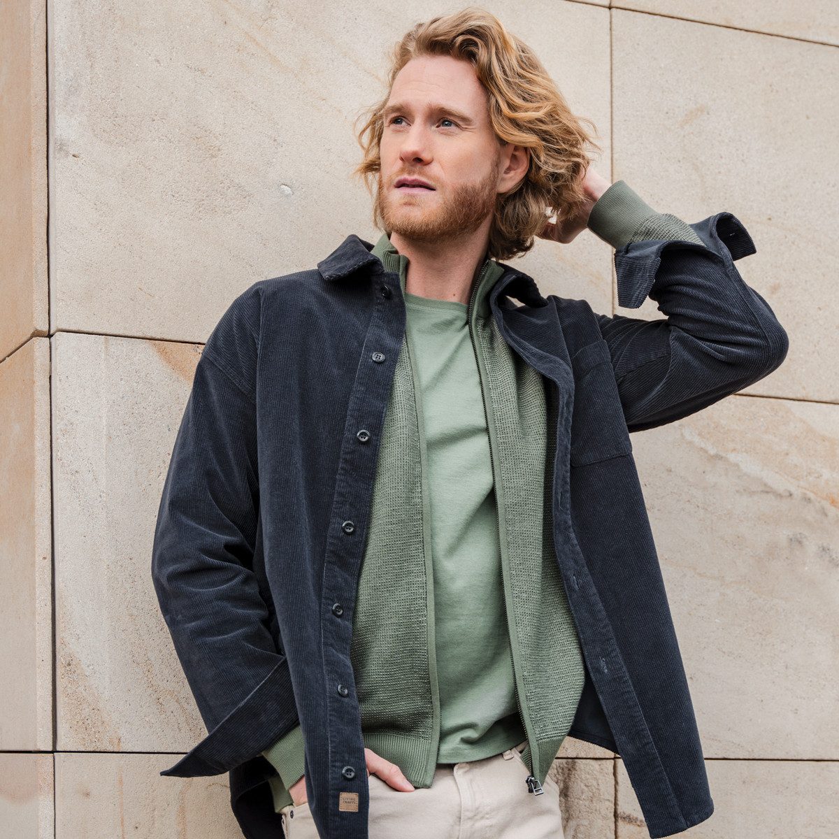 LIVING CRAFTS Cordjacke PIET GOTS zertifiziert