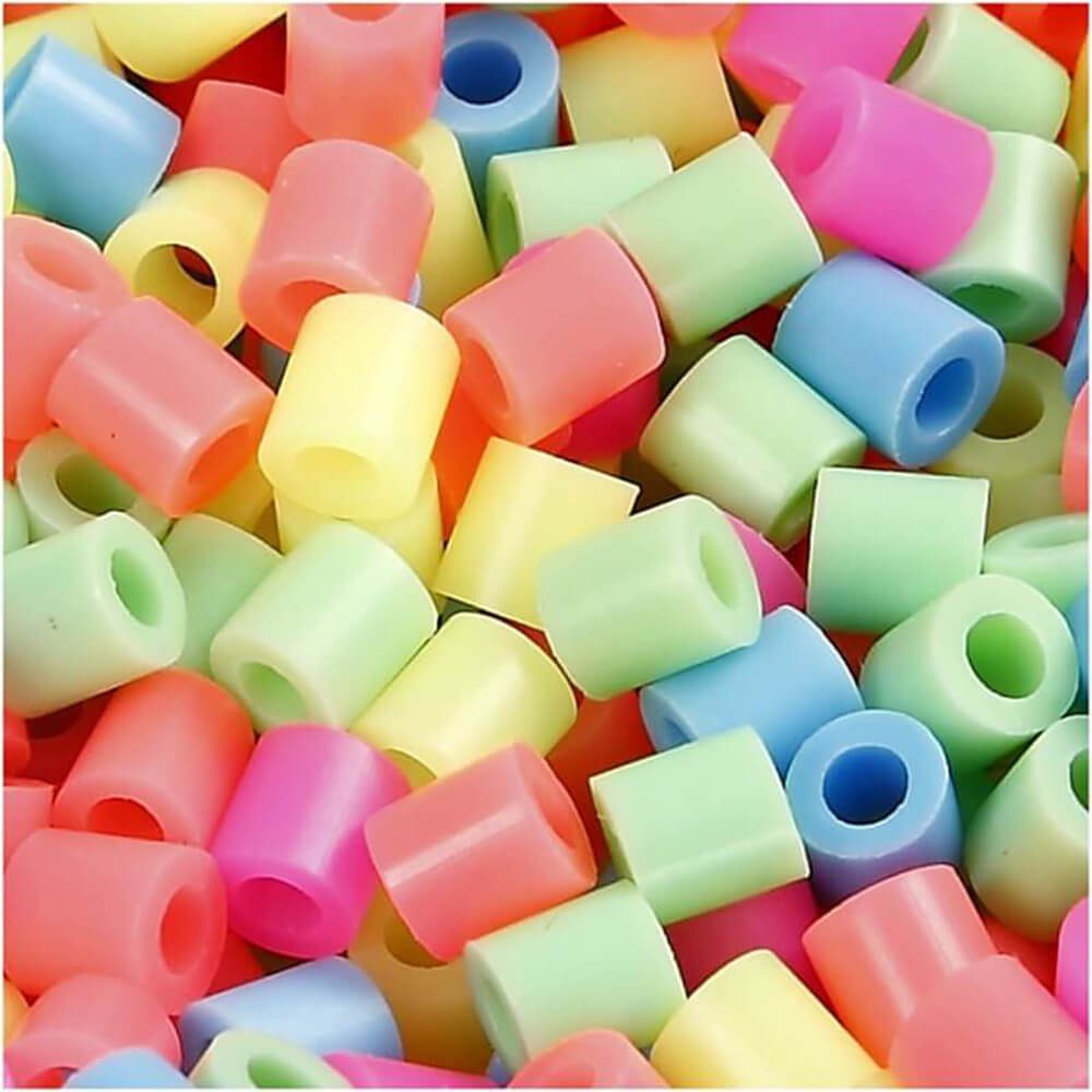 NABBI Bügelperlen Nabbi® Bügelperlen Ø 5mm, 1.100 Stk., Pastell Mix