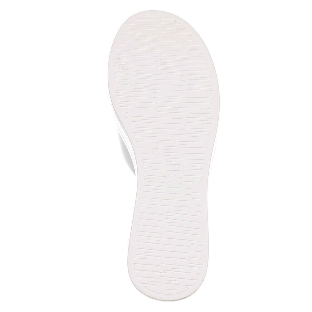 Ital-Design Moderne Wedge-Sandalen mit Plateau für Damen Plateausandaletten (91409362) Keilabsatz/Wedge Keilsandaletten in Weiß