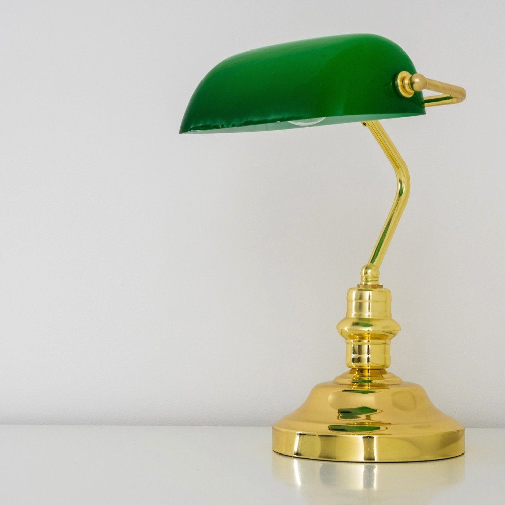 Leseleuchte Tischlampe Lampe Tischleuchte Schreibtischlampe Leuchte Messing hofstein Design