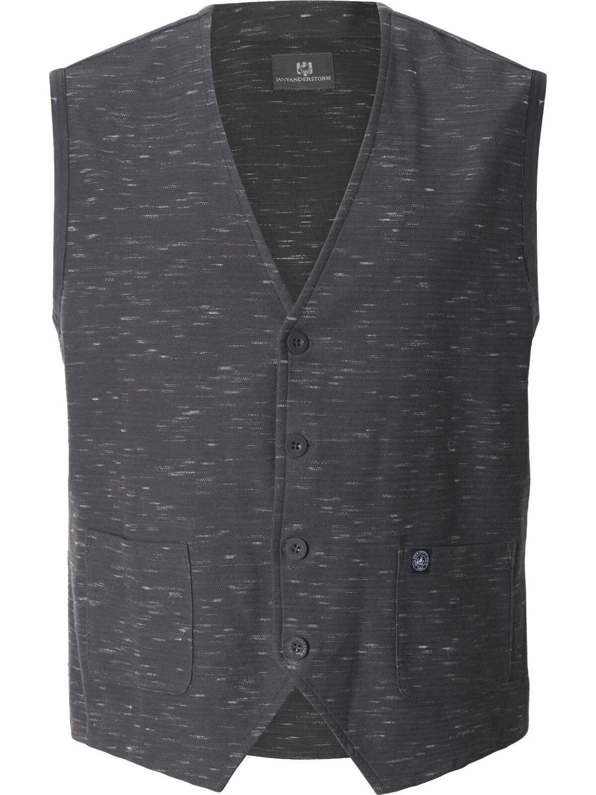 Jan Vanderstorm Sweatweste AHLMANN im strukturiertem Design