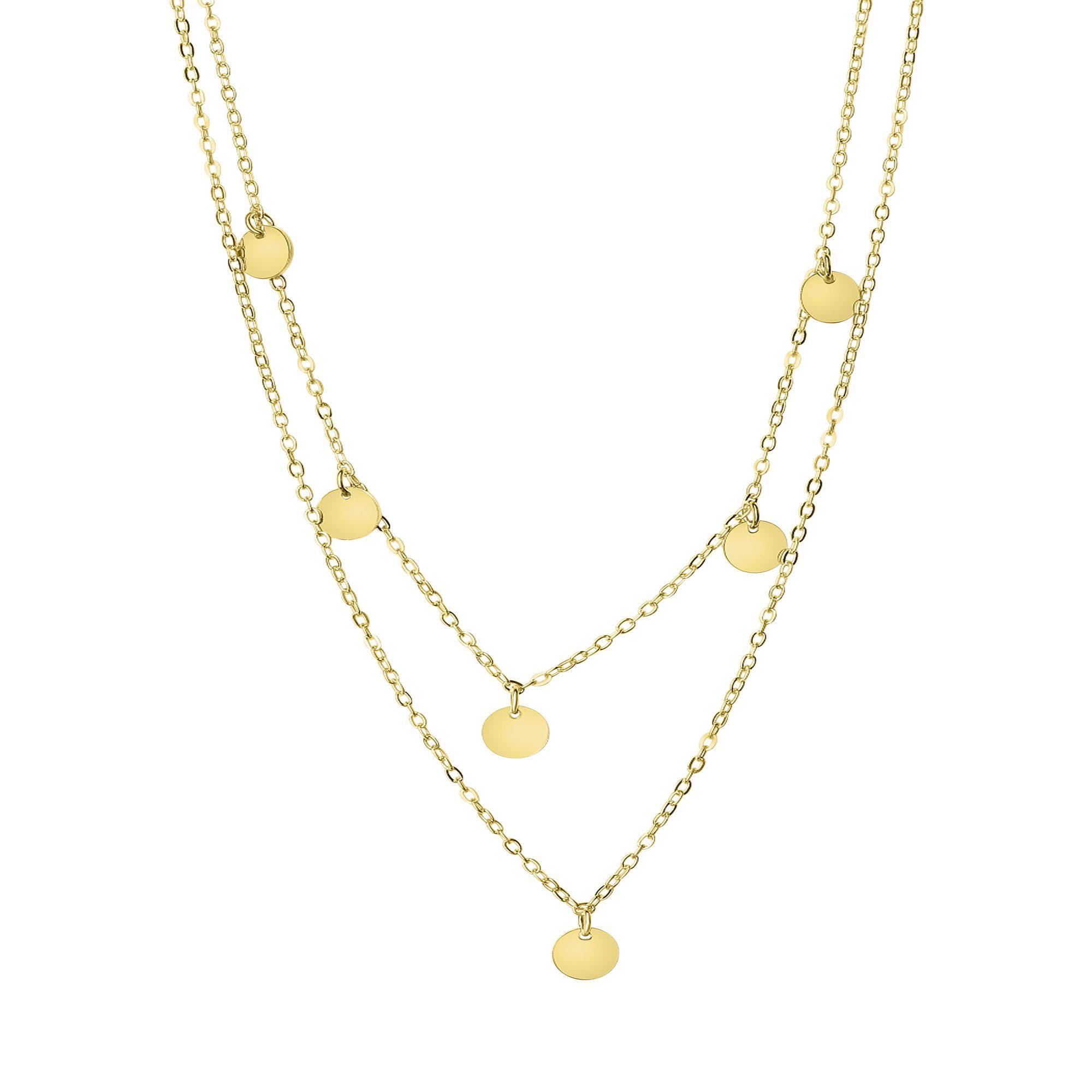 Collierkettchen 925-Sterling Silber vergoldet