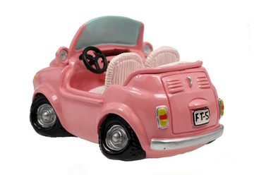 Kremers Schatzkiste Spardose Pink Shopping Spardose Mini - Comic-Style Sparschwein Auto