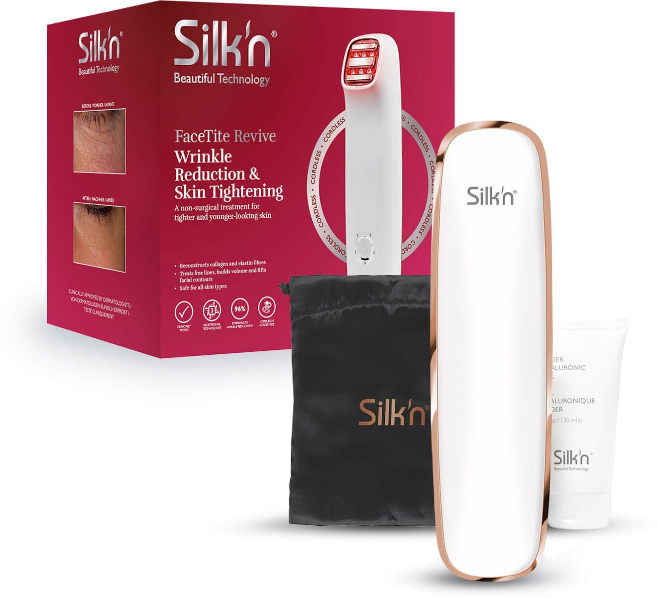 Silk'n Anti-Aging-Gerät FaceTite Revive | Dermaroller